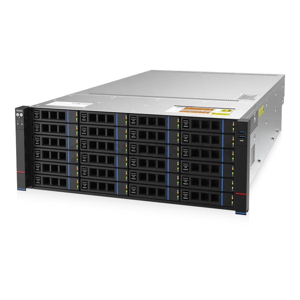 Gooxi SL401-D36RE-G3 4U, 2xLGA4189 ; 32x DDR4; 36x 3.5"(2.5") SATA/SAS , 12Gb/s SAS expander (24+12) ; 2x 2.5" rear SAS/SATA; 2x 2.5" rear NVMe ; 2х M.2 NVMe 2280  ;  2xPCIe 4.0x16;  4xPCIe 4.0 x8 — фото 3