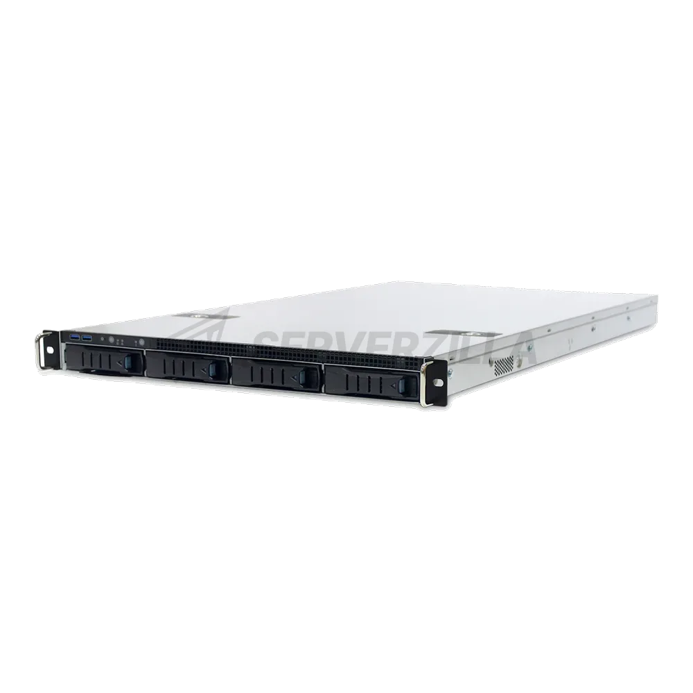 Серверная платформа AIC XP1-S101A602 / SB101-A6 4x3.5" Drive Bay 1U — фото 2