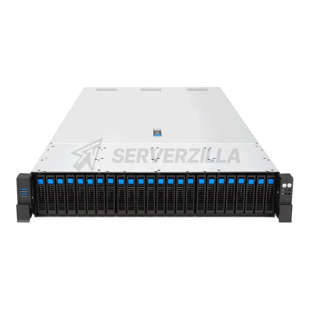 Сервер Crusader Squire 2260R (Rack 2U, 2xXeon 6515P (16.0C/32T, 2.3 GHz, 72 MB), 4x64GB DDR5 DIMM ECC reg., 4x1.92TB U.2 NVMe, 2x2700W, No OS, WB3) — фото 2
