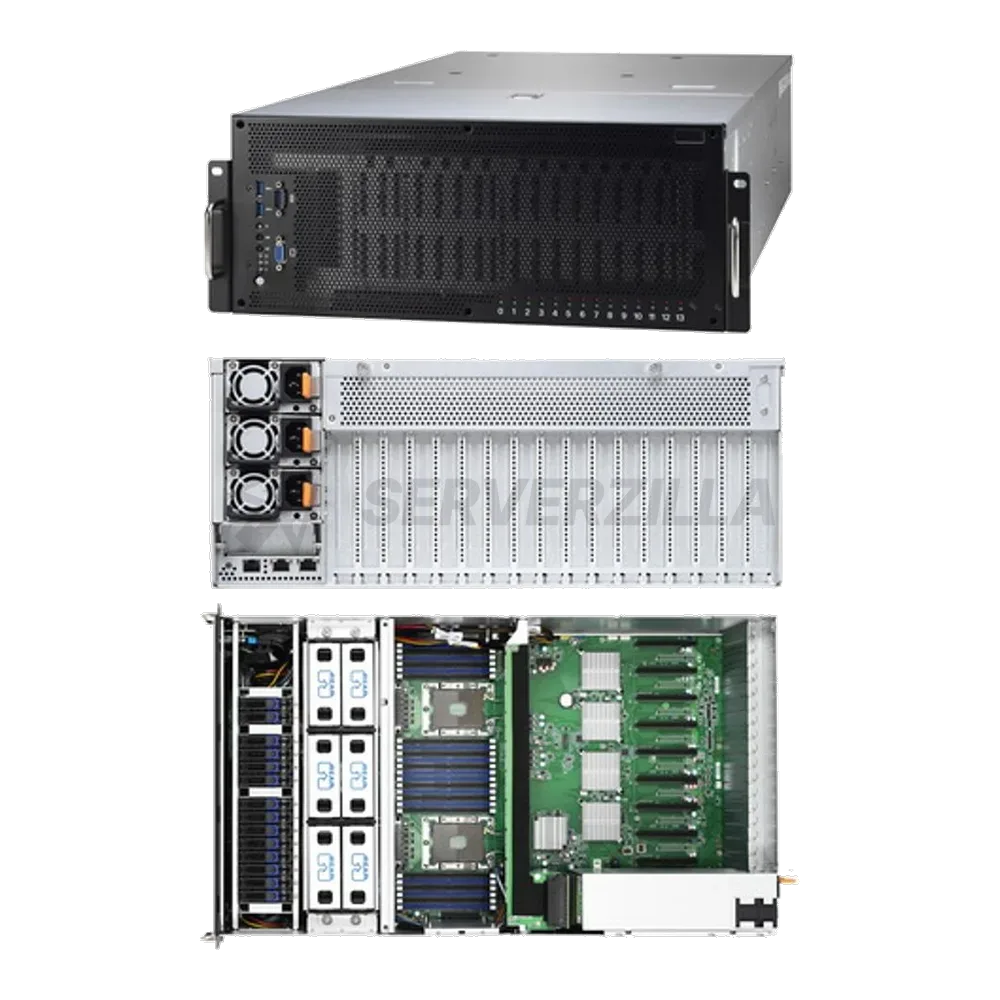 Платформа системного блока Tyan Rackmount FT77D-B7109 4U , 14 2.5" Hot-Swap SSD/HDD, 2 LGA3647 Intel Xeon Scalable, Intel C621, 12+12 DIMM slots B7109F77DV14HR-2T-N