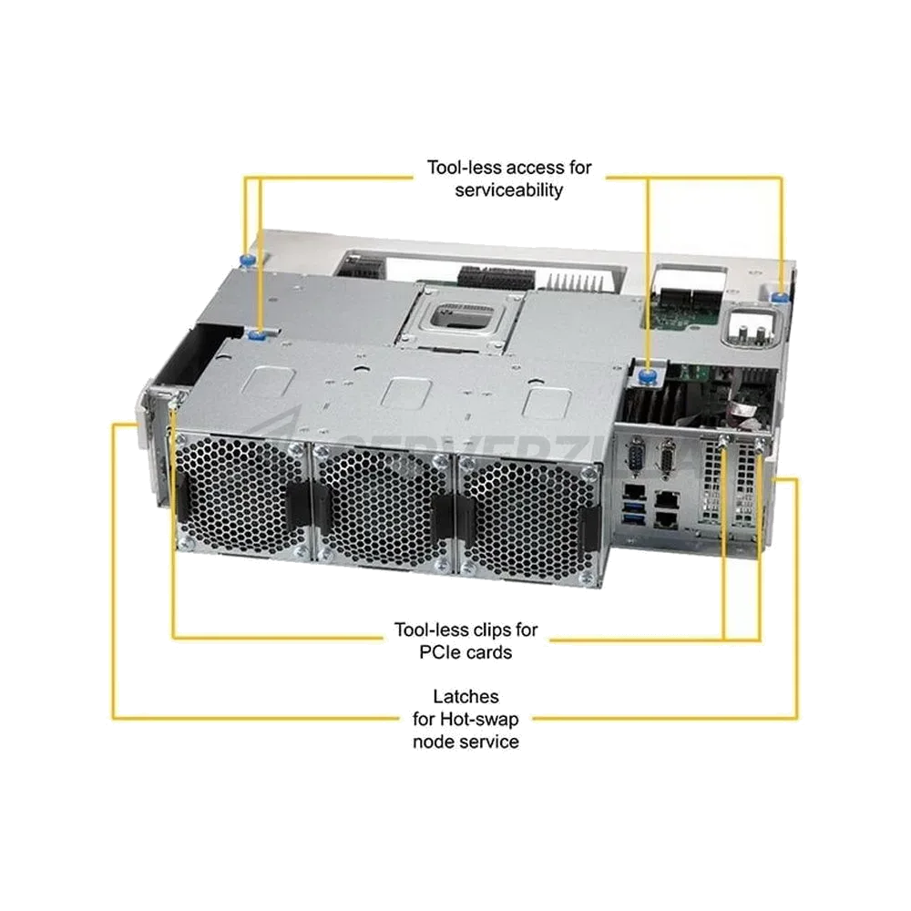 Сервер SuperMicro SSG-6049SP-DE2CR90 *1, Intel Xeon Silver 4210 *4, 16GB DDR4 RECC 2933MHz *4, Intel D3-S4510 240GB SATA *2, AOC-S3008L-L8i*2, CBL-SAST-0699*2 (432035) — фото 4