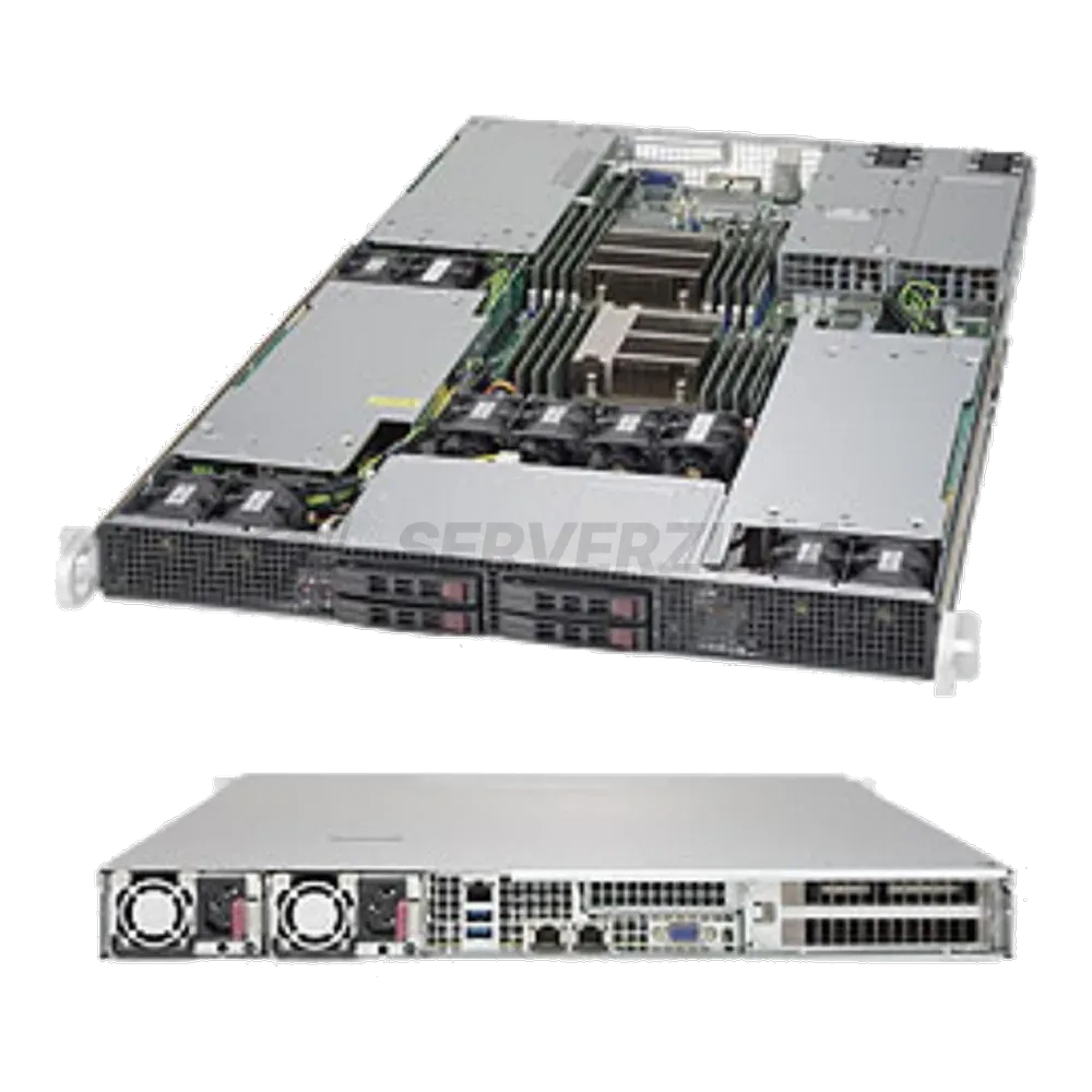 Платформа системного блока SuperMicro SYS-1028GR-TR X10DRG-H-O-P, 118GH-R1K66B 1U Rackmount CSE-118GH-R1K66B X10DRG-H SATA3 (6Gbps)
