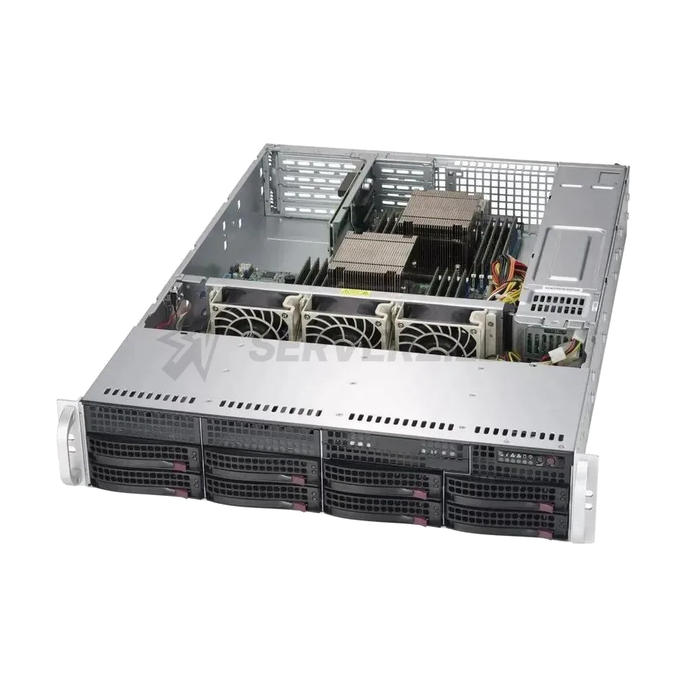 Корпус SuperMicro CSE-825TQC-R740WB Серверный корпус с возможностью размещения 8 накопителей форм-фактора «3,5». 2U Rackmount 40 x 76 x 336 мм»