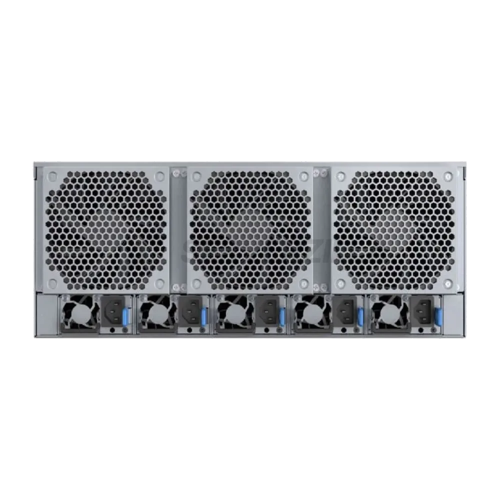 Procase G5-485-10D31-4NVME-R Корпус 4U Rack GPU case, 10 GPU PCIE 5.0 (31slot) 4 NVME hotswap HDD 4*MiniSAS HD(8643), черный, плата блока питания 4+1 CRPS (без модулей), до 3200вт/модуль, глубина 850м — фото 3