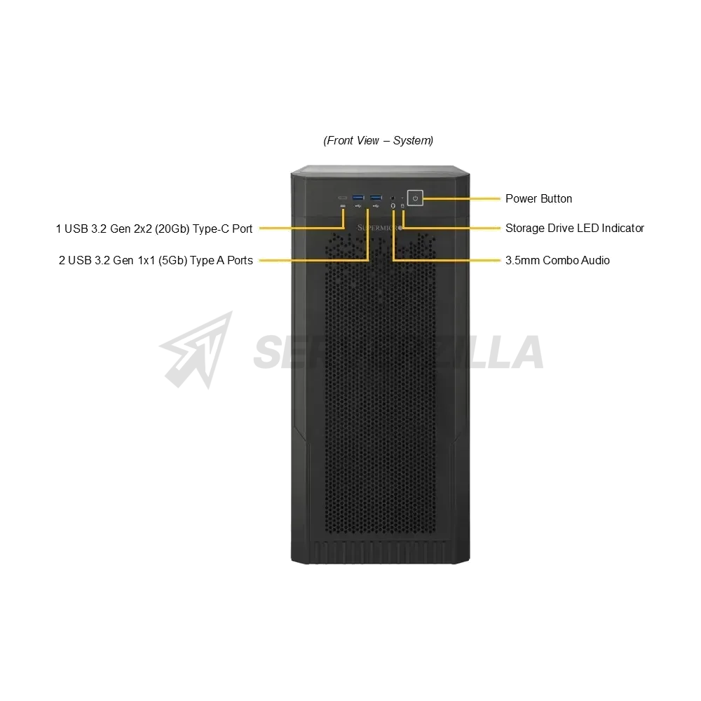Серверная платформа Mid-Tower Supermicro SYS-532AW-C — фото 3