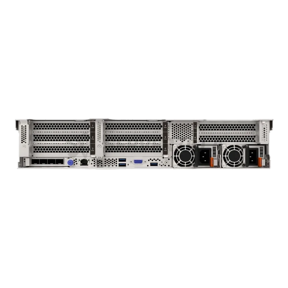 Платформа системного блока с ЦПУ Lenovo 7Z73TA8500 SR650 V2 Xeon Silver 4309Y (8C 2.8GHz 12MB Cache/105W), 32GB  (1x32GB, 3200MHz 2Rx4 RDIMM), 8 SAS/SATA, 9350-8i, 1x750W Platinum, 5 Standard Fans, XCC Enterprise, Toolless V2 Rails — фото 3