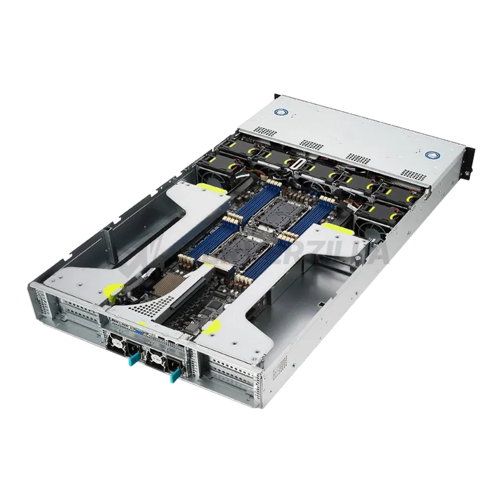 Платформа системного блока ASUS ESC4000-E10 up to 205W, 2x SFF8643 on the backplane, 8x 3,5 trays, 8x NVMe support, 2x 1600W PSU, (274285) — фото 4