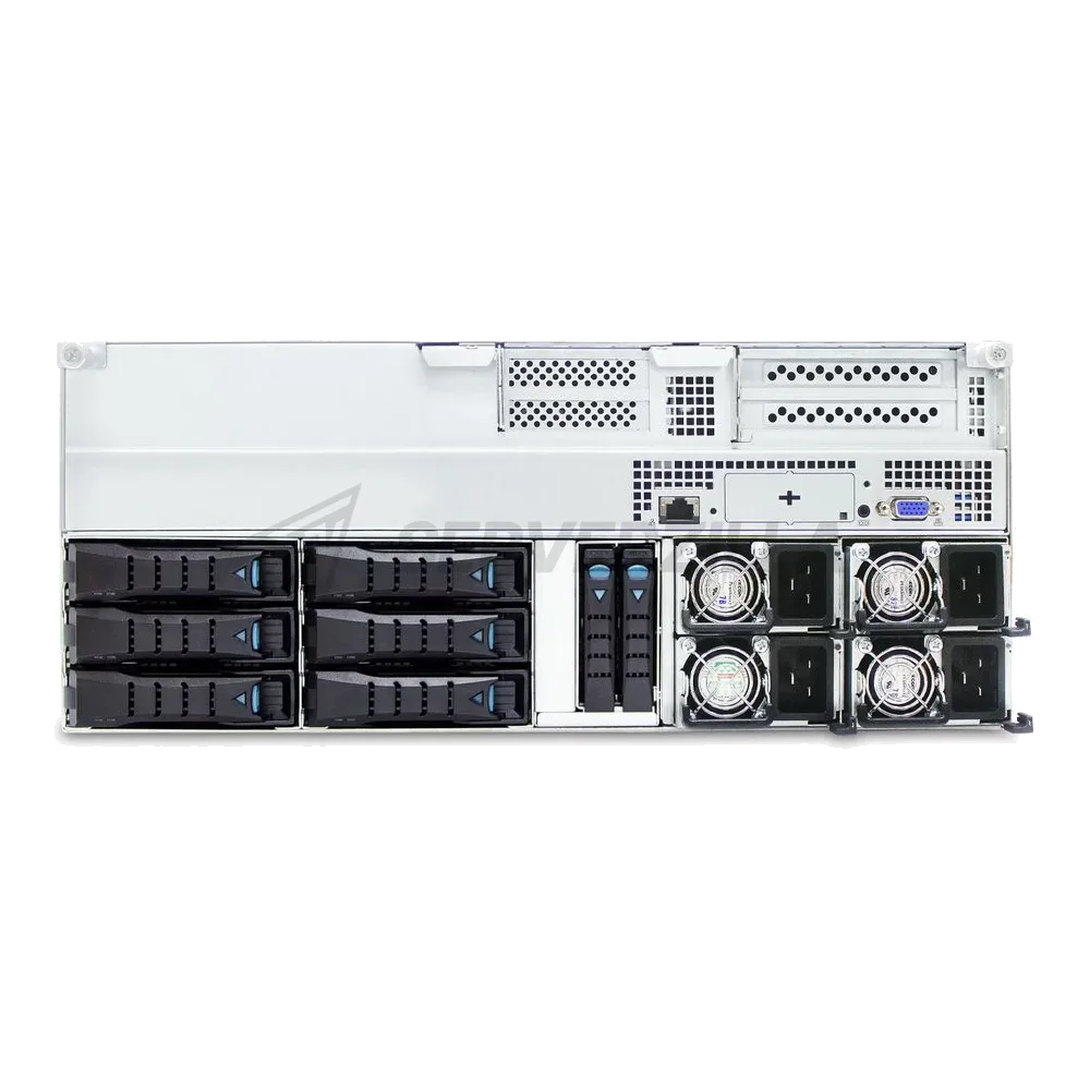 Платформа системного блока AIC CB401-AG_XP1-C401AGXX 4U,6x3,5/2,5" SATA/SAS+ 2x2,5" 15mm SATA/SAS,Auriga 1xSP3 Epyc 7002 up to 200W ,8xDIMM DDR4, 2xPCIe x16 HHHL Gen.4, 1xOCP mezz.x16 Gen.4,2xM.2 22110 ,IPMI AST2500,10xPCIe3.0x16 or 20xPCIex8, 4 x2000W 2+2 — фото 3