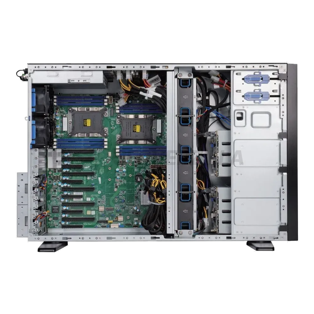 Корпус Chenbro для сервера Graviton CHS-008S-4RT2K 8x HDD SAS/SATA, 2xCRPS 2000W, up to 4-GPUs, Tower\4U Rackable, USB 3.0 x2, Audio,4 x FANs H/S, w/ foot stand — фото 2