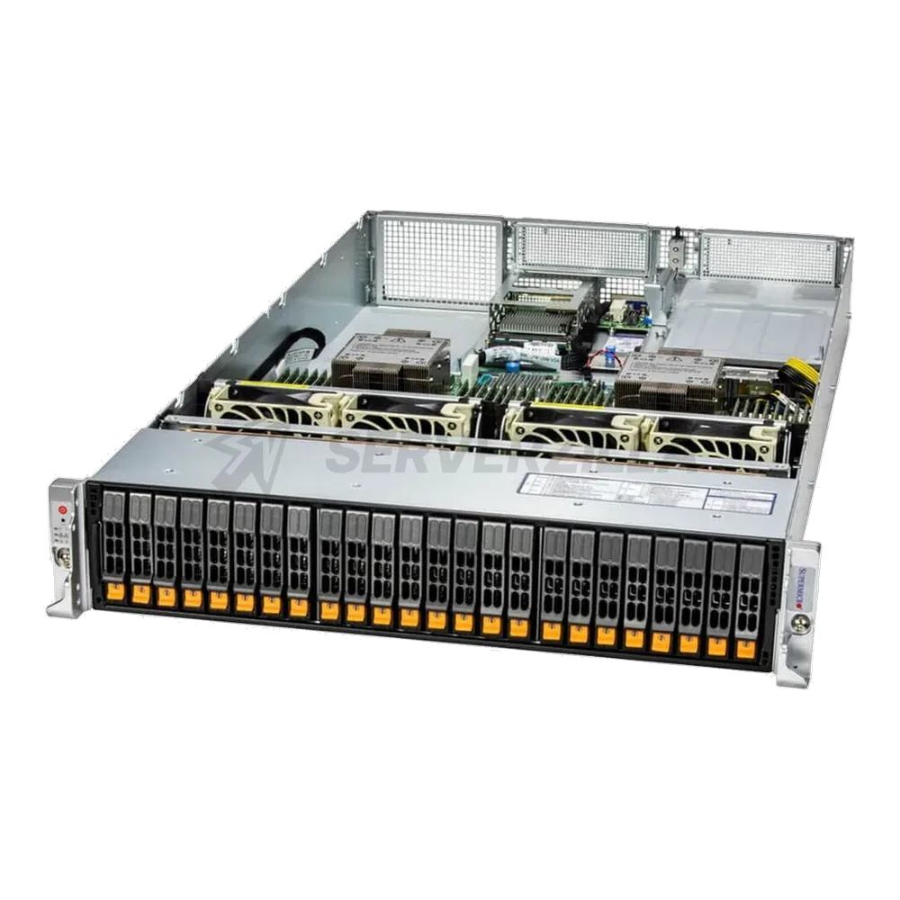 Серверная платформа Supermicro SYS-221H-TN24R, БП 1600 Вт, new-pulled