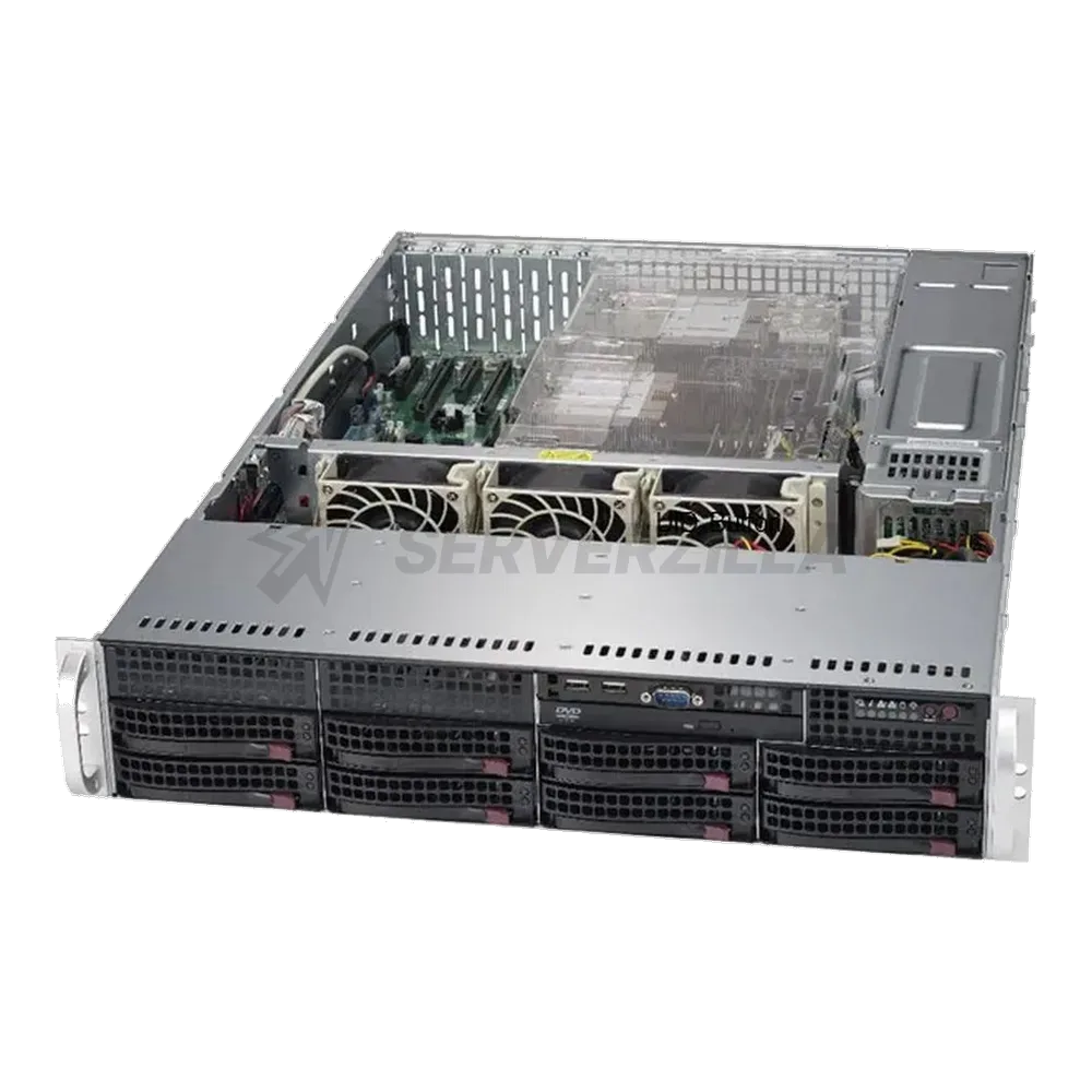 Платформа системного блока SuperMicro SYS-6029P-TRT 2U, 2xLGA3647, 16xDDR4, 8x3.5, iC621, 1xM.2 PCIE, 2x10GbE, IPMI, 2x1000W, 4x PCIEx16, 2x PCIEx8, (825TQC-R1K03LPB X11DPi-NT) (263370)