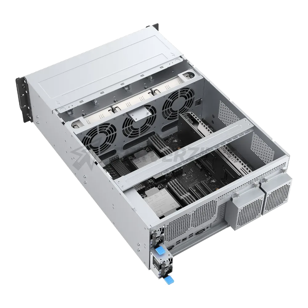 Серверный корпус/ Server case YCC YRM-46508A0, 4U, E-ATX, 8x3,5"/2,5" hotswap HDD bays, SAS/SATA 12GB/s  minisasHD backplane, 3x12038 PWM front fans, 2x8038 PWM rear fans, 2xUSB 3.0, 11xFHFL PCIe slots, depth 650mm, CRPS 1+1 2000W (2*CRPS2000D2) + PDB 3000W — фото 6