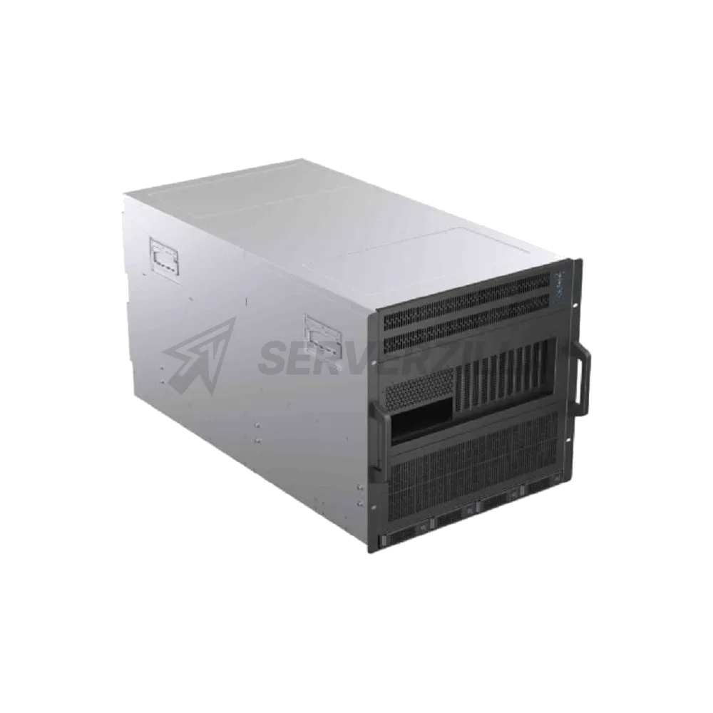 Procase G5-1085-16D38-12NVME Корпус 10U Rack GPU case, 16 GPU PCIE 5.0 (38slot) 12 NVME hotswap HDD 12*MiniSAS HD(8643), черный, плата блока питания 4+1 CRPS (без модулей), до 3200вт/модуль, глубина 8