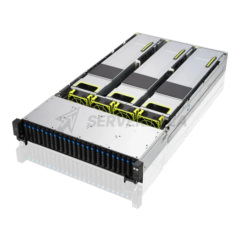 Платформа системного блока ASUS RS720A-E11-RS24U 6x SFF8643 (SAS/SATA)+ 4x SFF8654x8 (support 24xNVME with expander) on the backplane, 2x 10GbE (Intel x710), 2x 1600W — фото 3