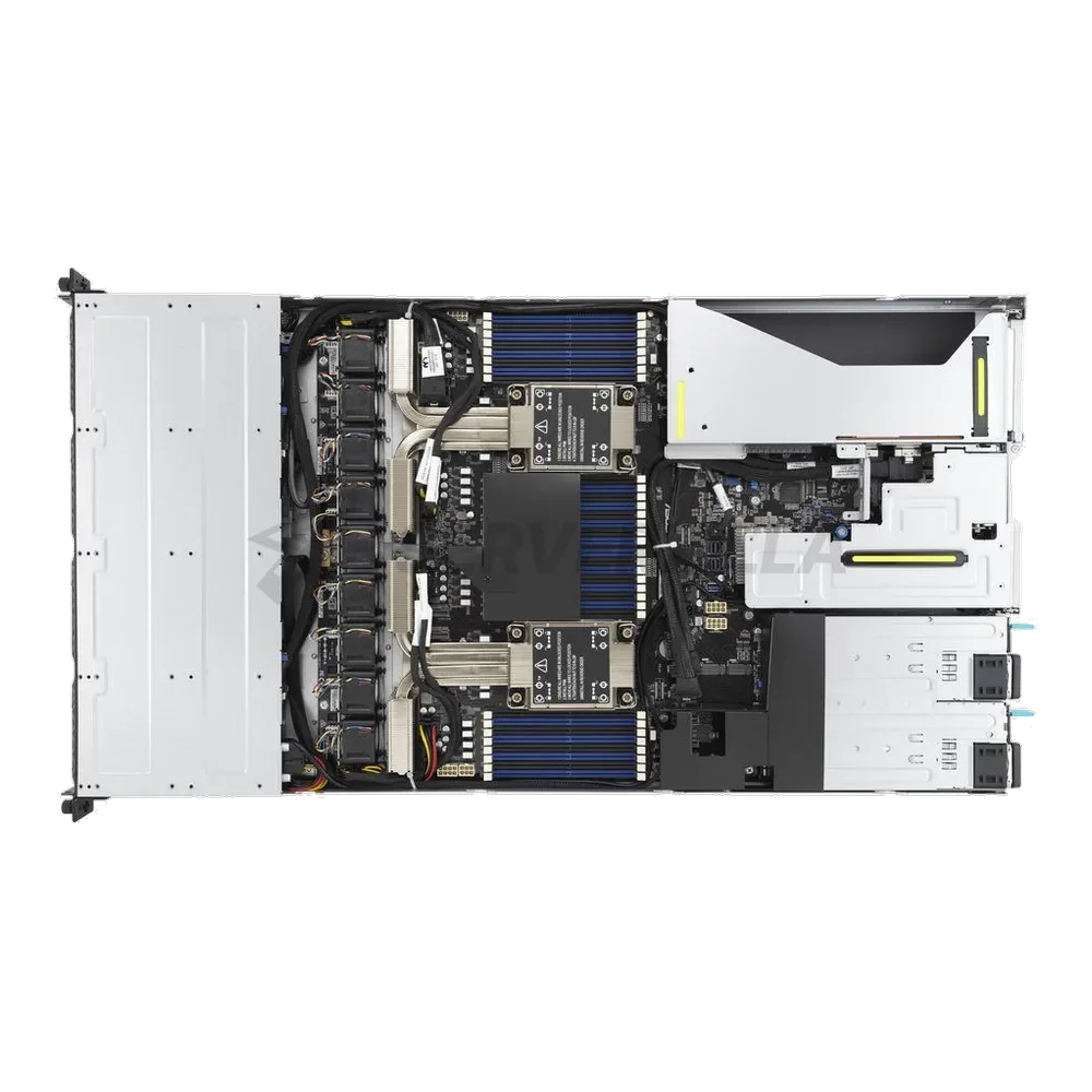 Платформа системного блока ASUS RS700-E10-RS4U 1x SFF8643 + 2x SFF8654x8, 4x trays (4x NVMe/SAS/SATA on the backplane, 4 NVMe to m/b), 1x OCP 3.0, 2x X710-AT2 10G, DVD-RW, 2x 800W (612582) — фото 3