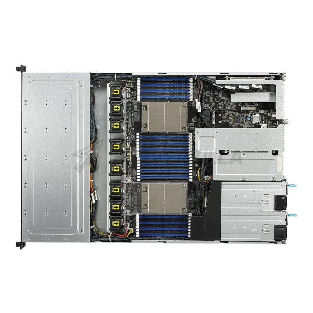 Платформа системного блока ASUS RS700A-E9-RS12 V2 8x OCuLink on the backplane, 12x 2.5' trays (4x NVMe/SATA, 4x NVMe/SAS/SATA, 4x SAS/SATA bays), ROME ready, NAPLES - BIOS update need, 2x OcuLink ports on MB, 2x OcuLink ports on card, 2x 800W (635196) — фото 4