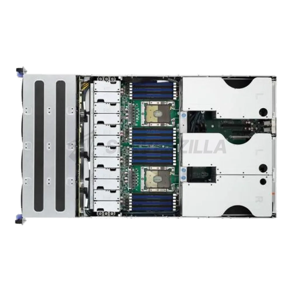 Платформа системного блока Tyan B7102T76V12HR-2T-N 2U, TN76, C621, 2 LGA3647 Intel Xeon Scalable 12 3.5" Hot-Swap bays,1+1 1,200W RPSU, 80+Platinum, for NV GPU cards 2U 2GPU 2 10GbE RJ-45 — фото 2