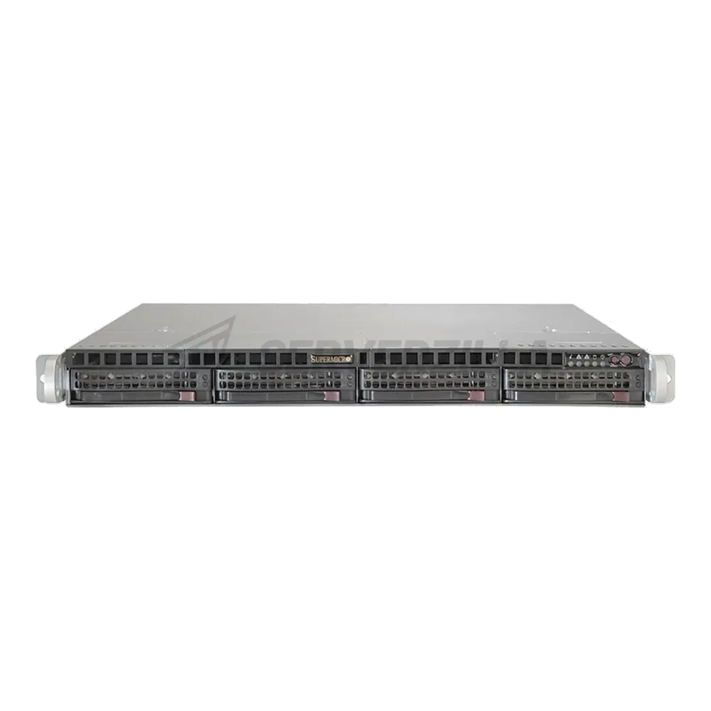 Корпус SuperMicro CSE-813MTQ-R400CB Black 1U SC813MTQ W/ Redundant 400W — фото 2