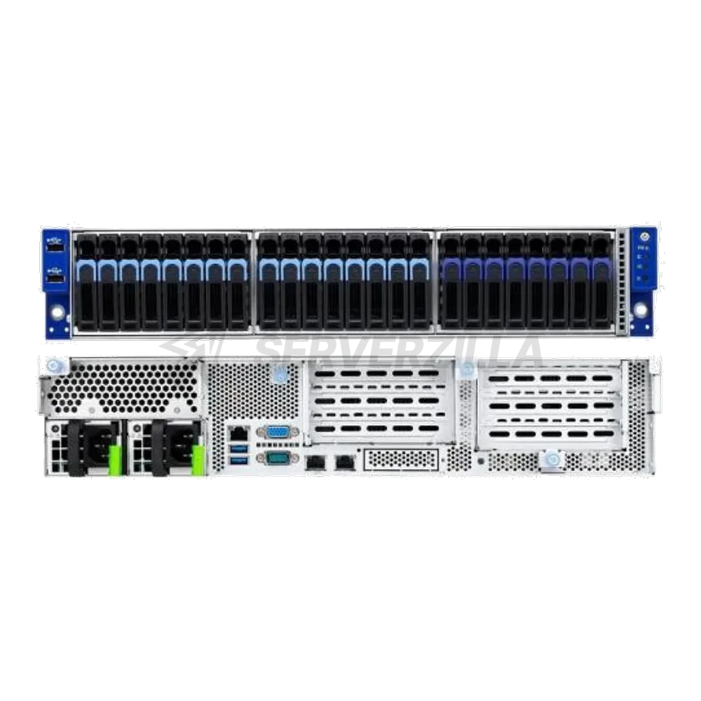 Платформа системного блока Tyan B8026T70AV8E16HR 2U AMD EPYC 24 2.5" Hot Swap 1+1 770W RPSU, 80+Platinum 16 NVMe+(8)SATA bays — фото 2