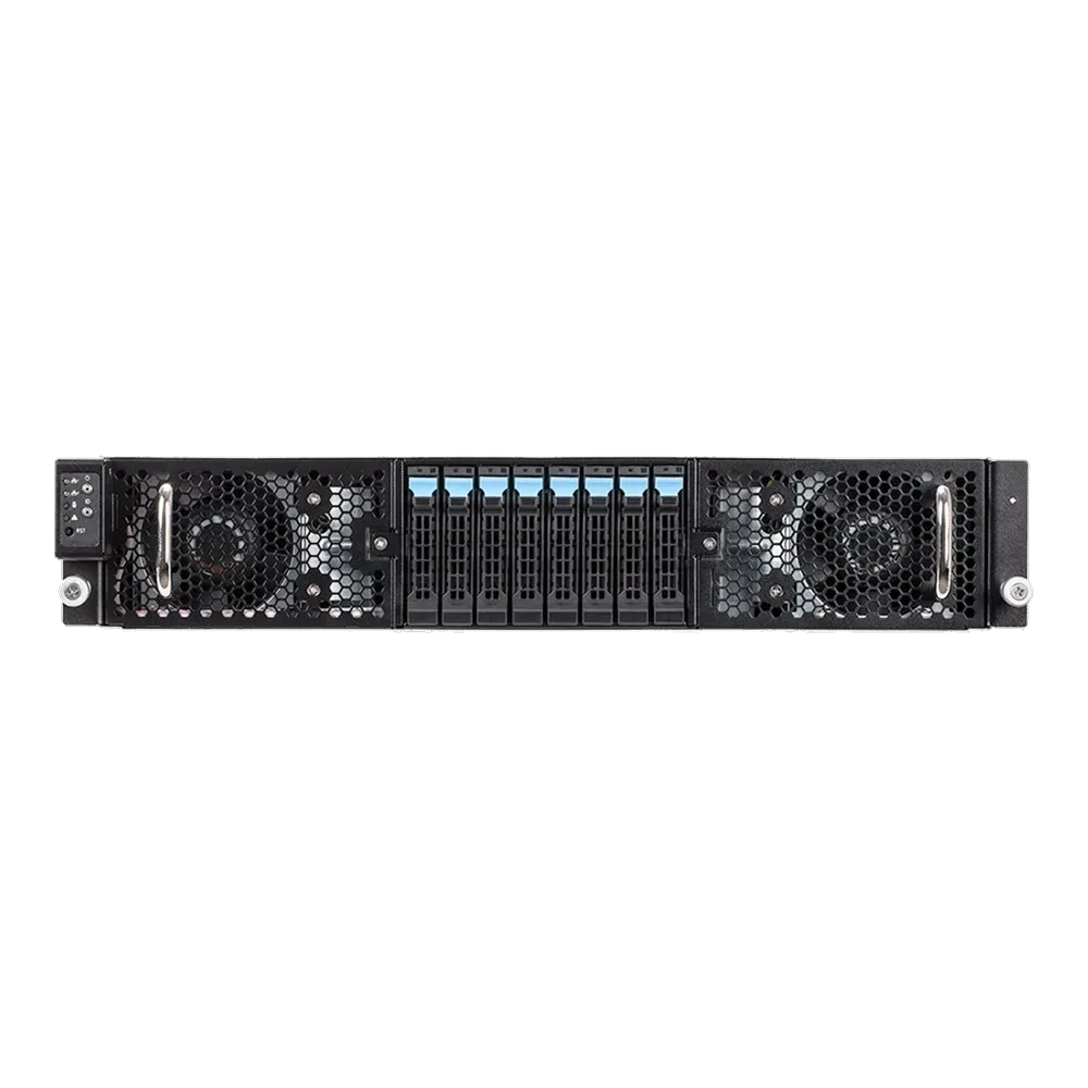 Платформа системного блока Gigabyte G250-G52 2U HPC Server - 8 x GPGPU Card Slots 2x E5-2600V4, 24 x RDIMM ECC DDR4 slots, 2 x GbE LAN «ports (Intel® I350-AM2), 8 x 2.5» hot-swappable HDD/SSD bays, 80 PLUS Platinum 2000W redundant PSU (1+1)» — фото 2