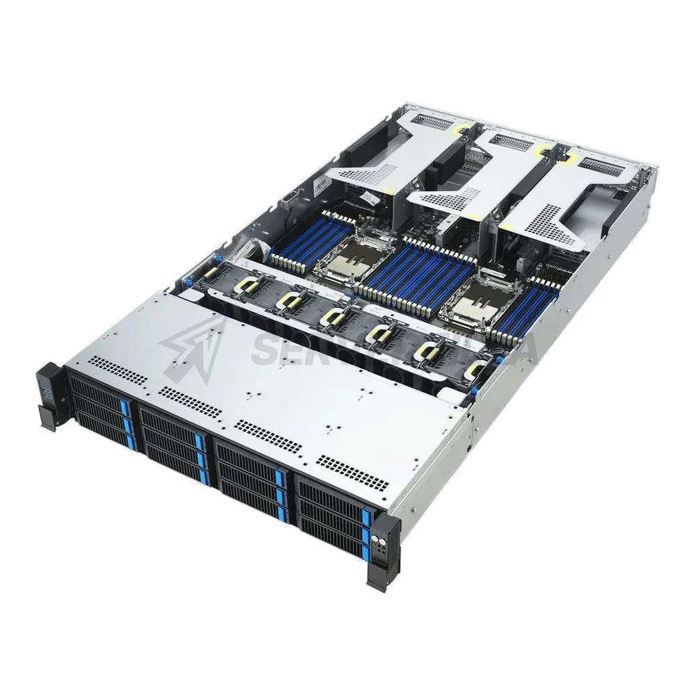 Сервер Crusader Squire 2260R (Rack 2U, 2xXeon 6515P (16.0C/32T, 2.3 GHz, 72 MB), 4x64GB DDR5 DIMM ECC reg., 12x20TB HDD SAS 7.2K, 9560-16i + CVM, 2x2700W, No OS, WB3) — фото 5