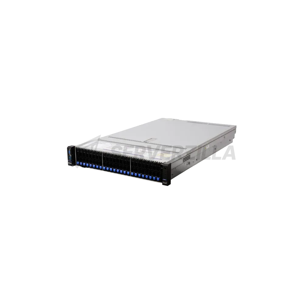 Серверная платформа SNR-SR2425LS-NV Rack 2U, 2xXeon LGA4677, 32xDDR5/5600MHz(upto 8TB), 24xHDD SFF SATA/SAS/NVMe + 2xSFF rear, 2x M.2 (2280 / 22110), noRAID, 5xPCIe 5.0/4.0, 2x1300W, Rails