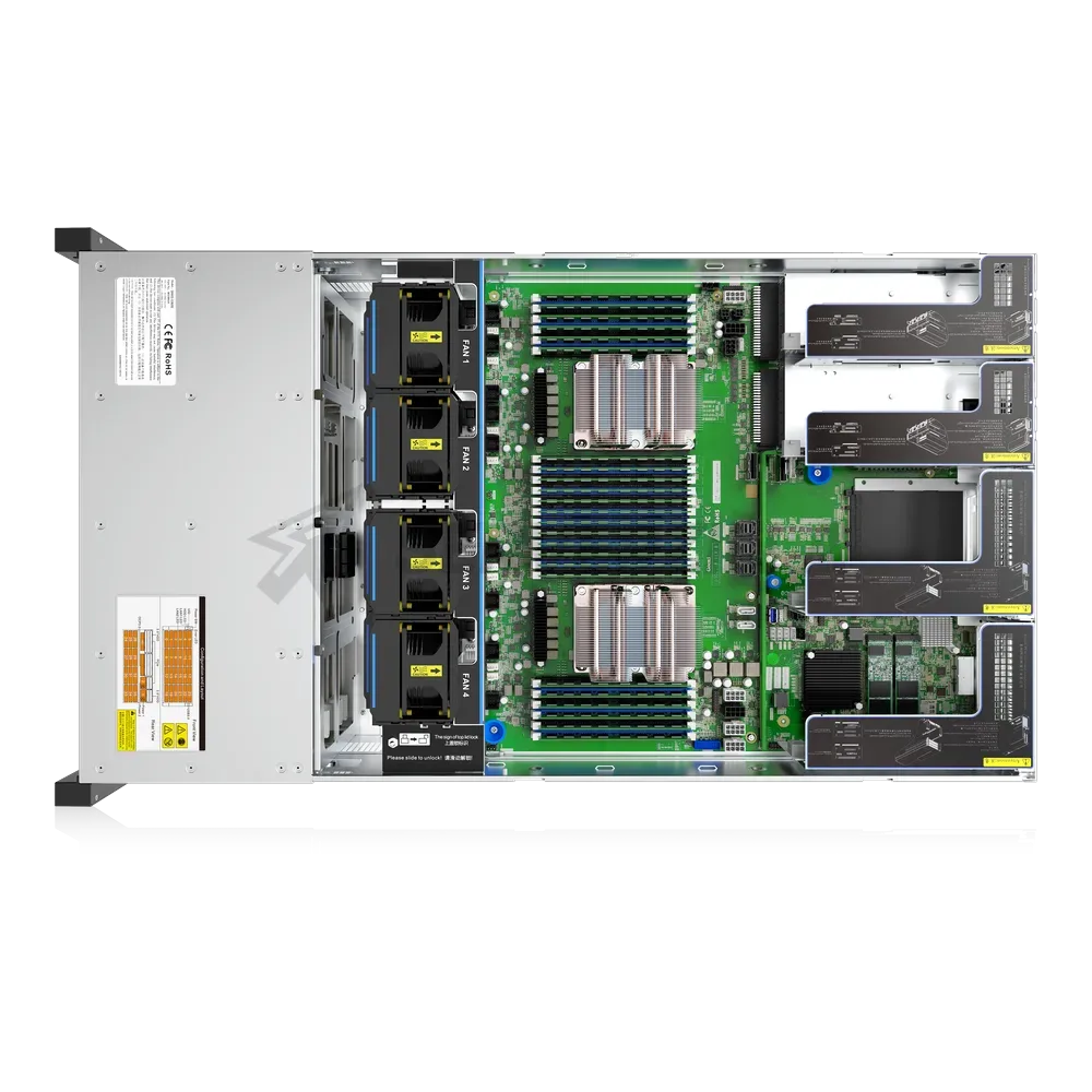 Gooxi SL401-D36RE-G3 4U, 2xLGA4189 ; 32x DDR4; 36x 3.5"(2.5") SATA/SAS , 12Gb/s SAS expander (24+12) ; 2x 2.5" rear SAS/SATA; 2x 2.5" rear NVMe ; 2х M.2 NVMe 2280  ;  2xPCIe 4.0x16;  4xPCIe 4.0 x8 — фото 8