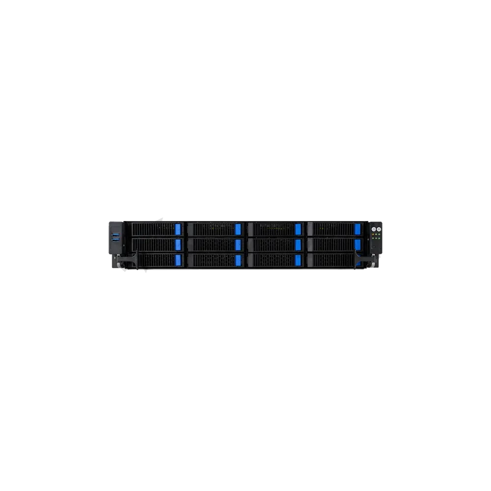 Сервер ASUS RS720-E11-RS12U 2U, 2x LGA4677, 32x DDR5(4800), 12x 3,5 (8xNVMe/SAS/SATA+4 NVMe/SATA), 2xM.2 slot 2280, 6x PCIe G5 x8 or 3 x PCIe G5 x16, up to 4 dual-slot GPUs,  (Поверхностные следы намокания)