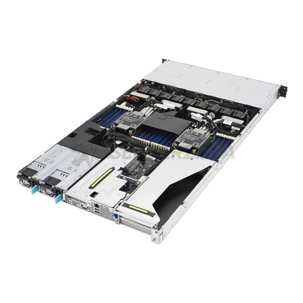 Платформа системного блока ASUS RS700-E10-RS4U 1x SFF8643 + 2x SFF8654x8, 4x trays (4x NVMe/SAS/SATA on the backplane, 4 NVMe to m/b), 1x OCP 3.0, 2x X710-AT2 10G, DVD-RW, 2x 800W (612582) — фото 4
