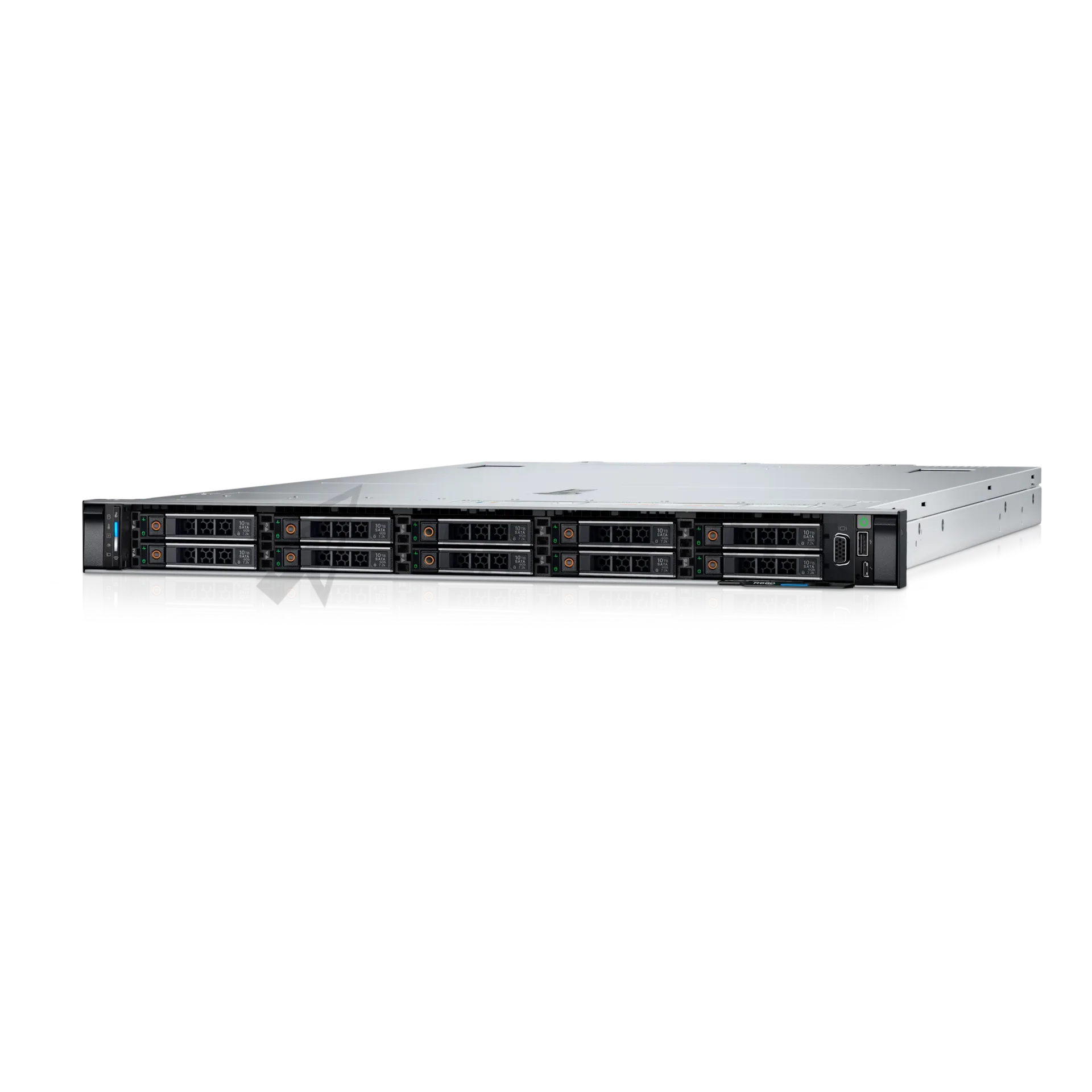 Dell PowerEdge R660 10B HP2 ALL CPU (10x2.5''SAS\SATA,RC1,3x16LP(Gen4)) no (CPU,MEM,HDDs,PSU,OCP,BOSS,Contr Front,LOM),IDR9 ENT 16G,Bezel,Rails