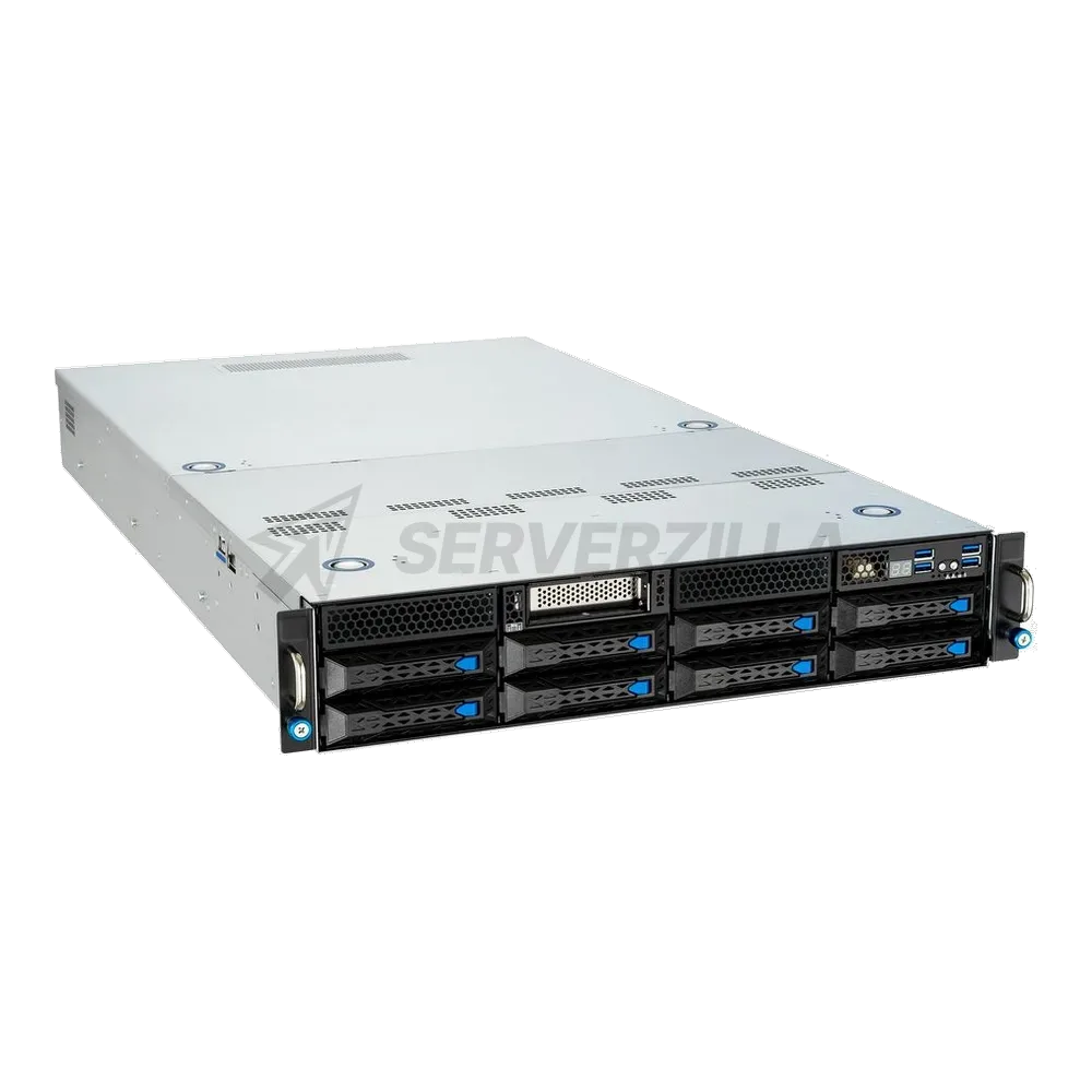 Платформа системного блока ASUS ESC4000-E10 up to 205W, 2x SFF8643 on the backplane, 8x 3,5 trays, 8x NVMe support, 2x 1600W PSU, (274285)
