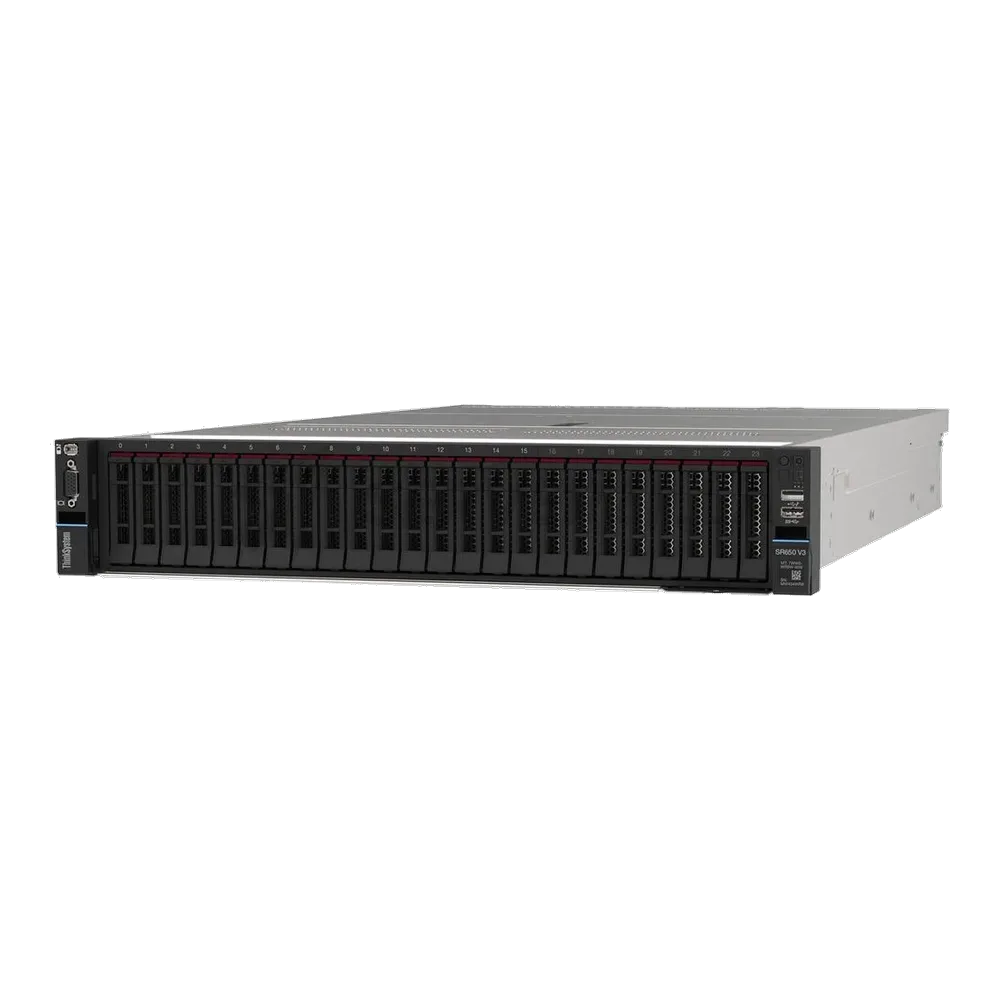 Платформа системного блока с ЦПУ Lenovo ThinkSystem SR650 V3 1x Silver 4510 12C 150W 2.4G/1x32GB 1Rx4/940-8i 4GB/8x 2.5" SAS Open bay/3 (x16, x8, x8) Gen4/1x1100W Titanium