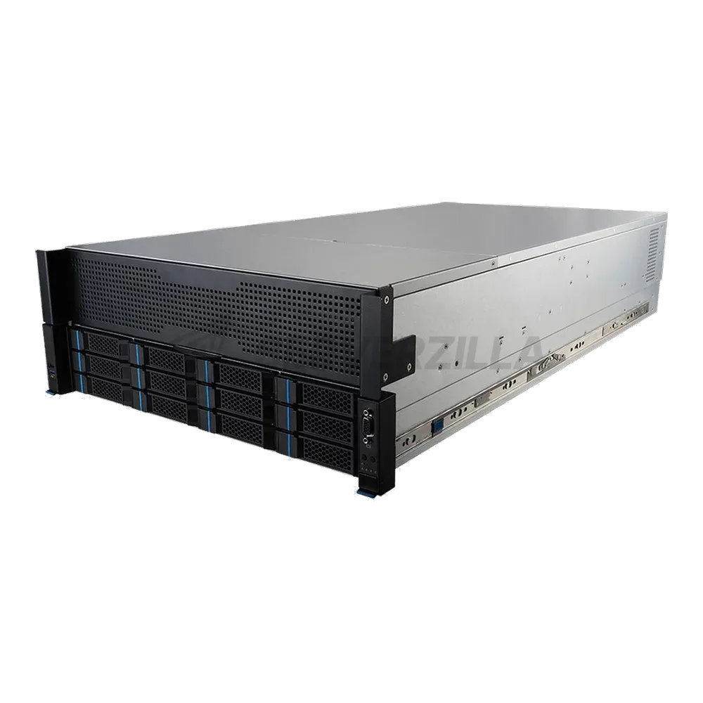 Платформа системного блока MSI G4201RAS8U4-P5 (MSI PN:939-S370-03S) 4U2S 8GPU Intel LGA4677 (up to 350W)