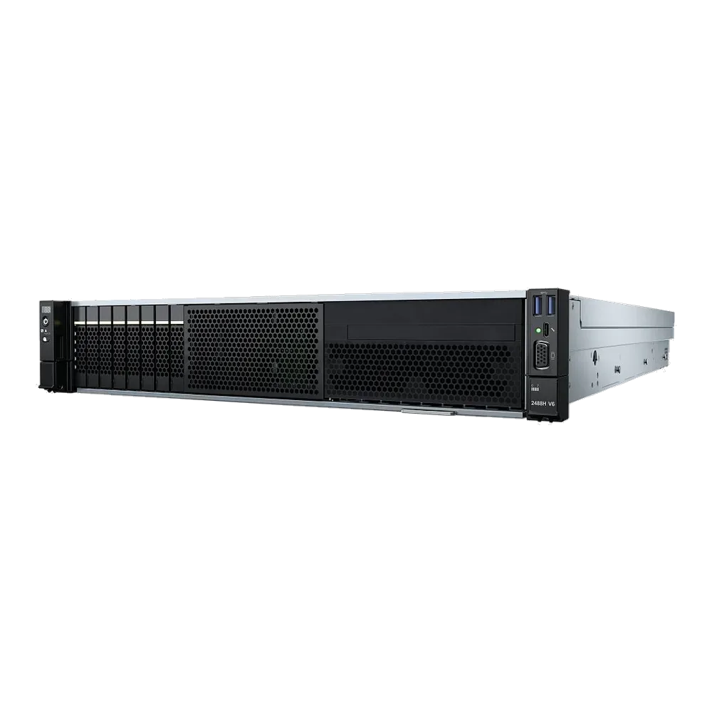 Серверная платформа xFusion 2488H V6 с 2 × Xeon Gold 6330H, БП 1600 Вт