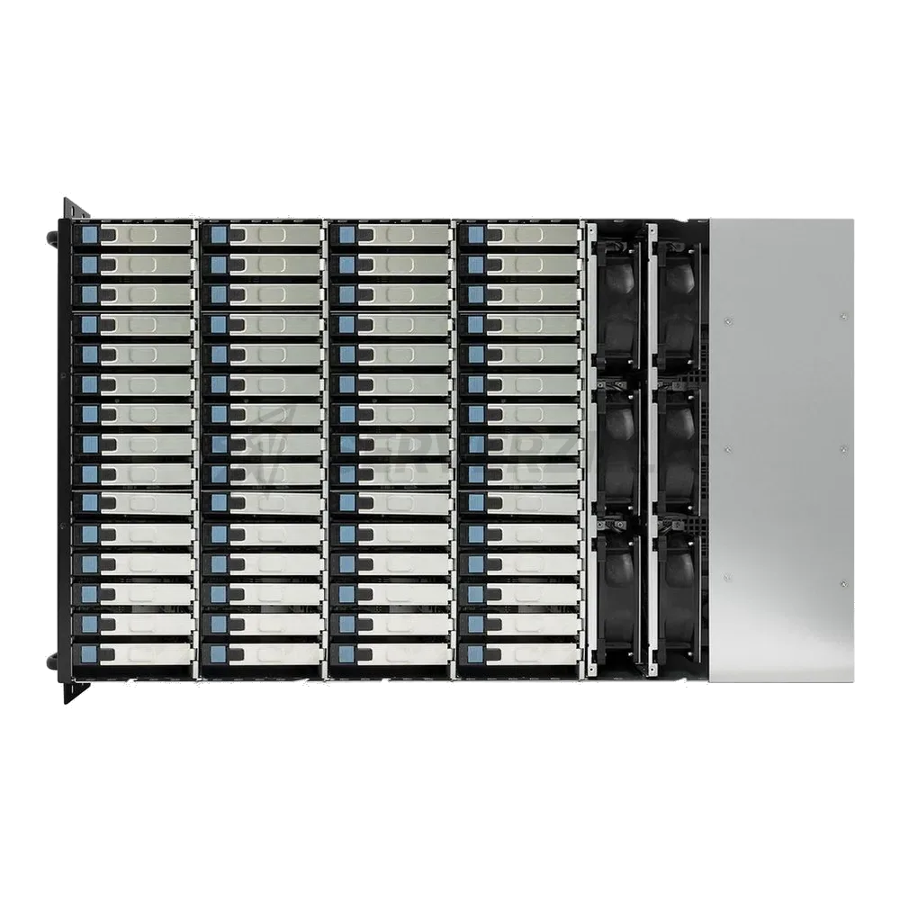 Корпус AIC J4060-04-35X_XJ1-40604-06, 4U 60x 3.5” hot-swap bays, hot-swap JBOD with dual SAS 12G expander controller, dual BMC, tool-less HDD tray,1200W 1+1 hot-swap redundant 80+ Platinum, tool-less rail kit (35X series) — фото 3