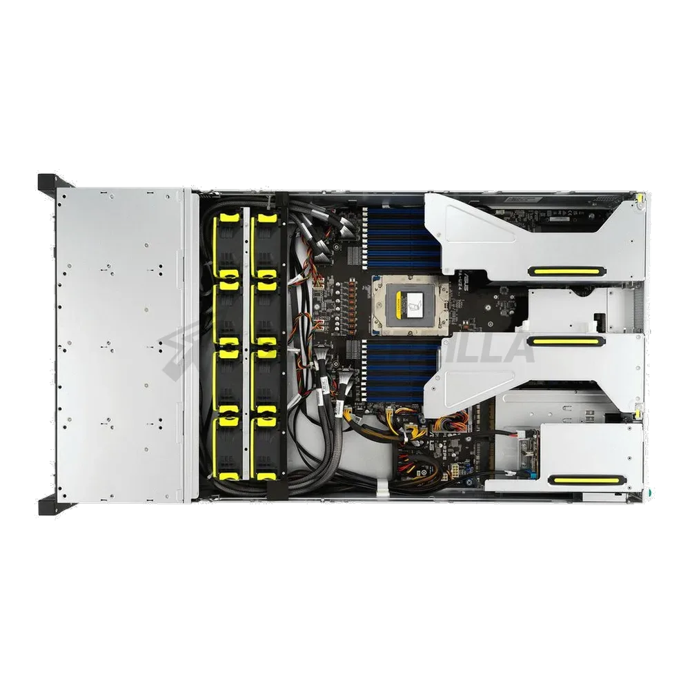 Сервер Crusader Squire 2145R (Rack 2U, Epyc 9534 (64C/128T, 2.5 GHz, 256 MB), 12x32GB DDR5 DIMM ECC reg., 6x960GB SSD SATA, 2x480GB SSD SATA, 9560-16i + CVM, 2x1Gb/s RJ-45, L4 24 Gb, 2x2000W, No OS) — фото 5