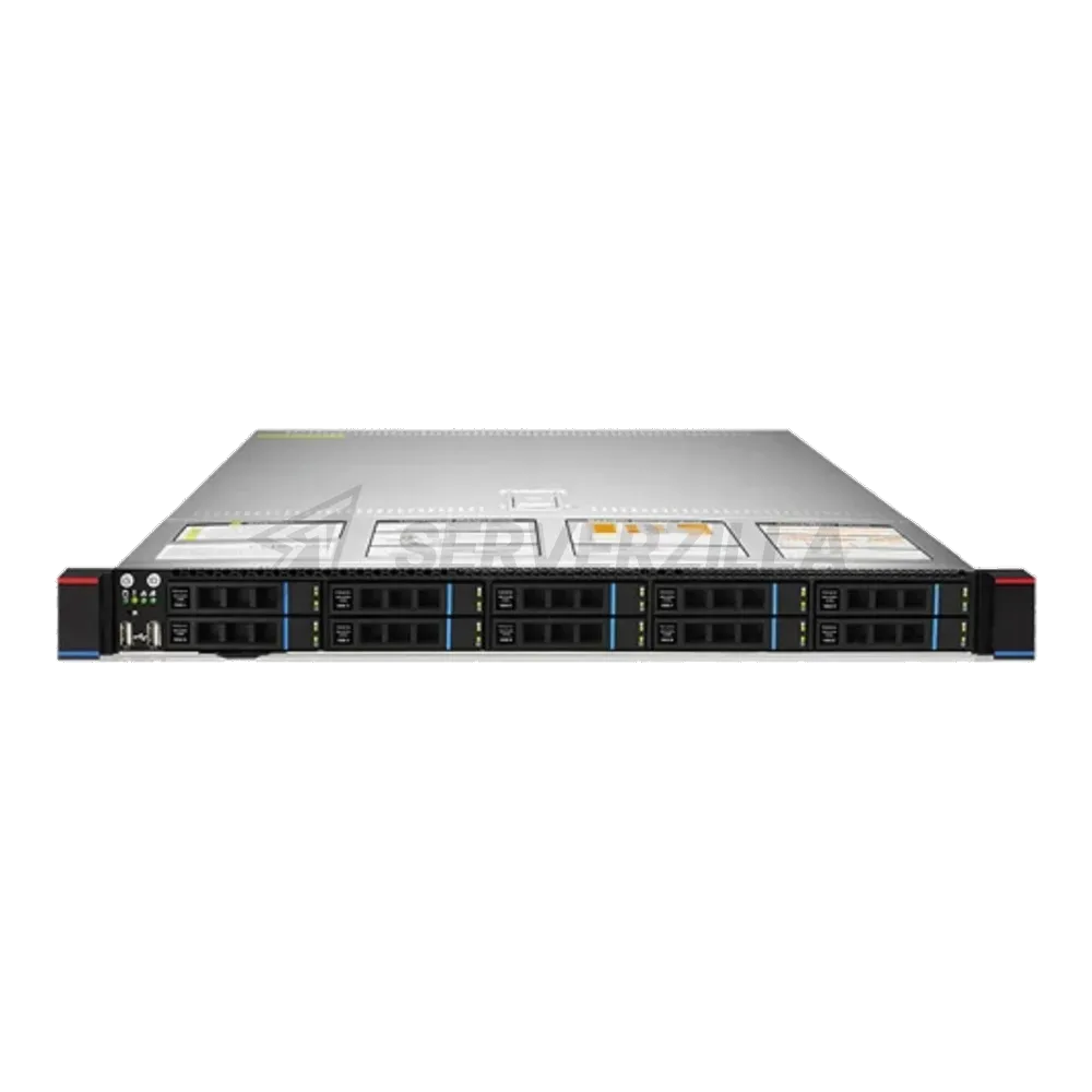 Gooxi SR101-D10R 1U, 2x Socket SP3 ; 32x DDR4; 10x 2.5" SATA/SAS ; 2х M.2 NVMe 2280 ; 2xPCIe 4.0x16; OCP3.0 ; 2x1GbE i350; IPMI ; RAIL; 2x800W (EU power cables)