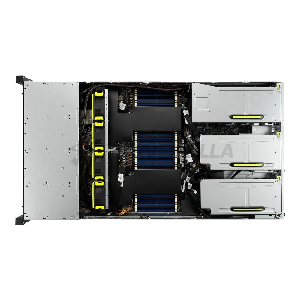Платформа системного блока ASUS RS720-E10-RS24U 6x SFF8643 (SAS/SATA)+ 4x SFF8654x8 (support 24xNVME with expander) on the backplane, 2x 10GbE (Intel x710), 2x 1600W (90SF00Z3-M000T0) (466185) (10G-1,6KW) — фото 4