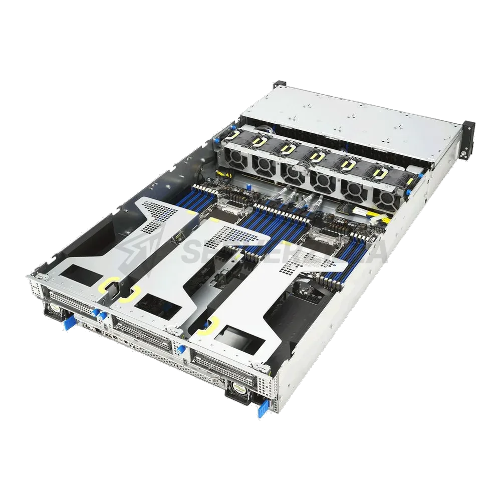 Сервер Crusader Squire 2260R (Rack 2U, 2xXeon 6515P (16.0C/32T, 2.3 GHz, 72 MB), 4x64GB DDR5 DIMM ECC reg., 4x1.92TB U.2 NVMe, 2x2700W, No OS, WB3) — фото 7
