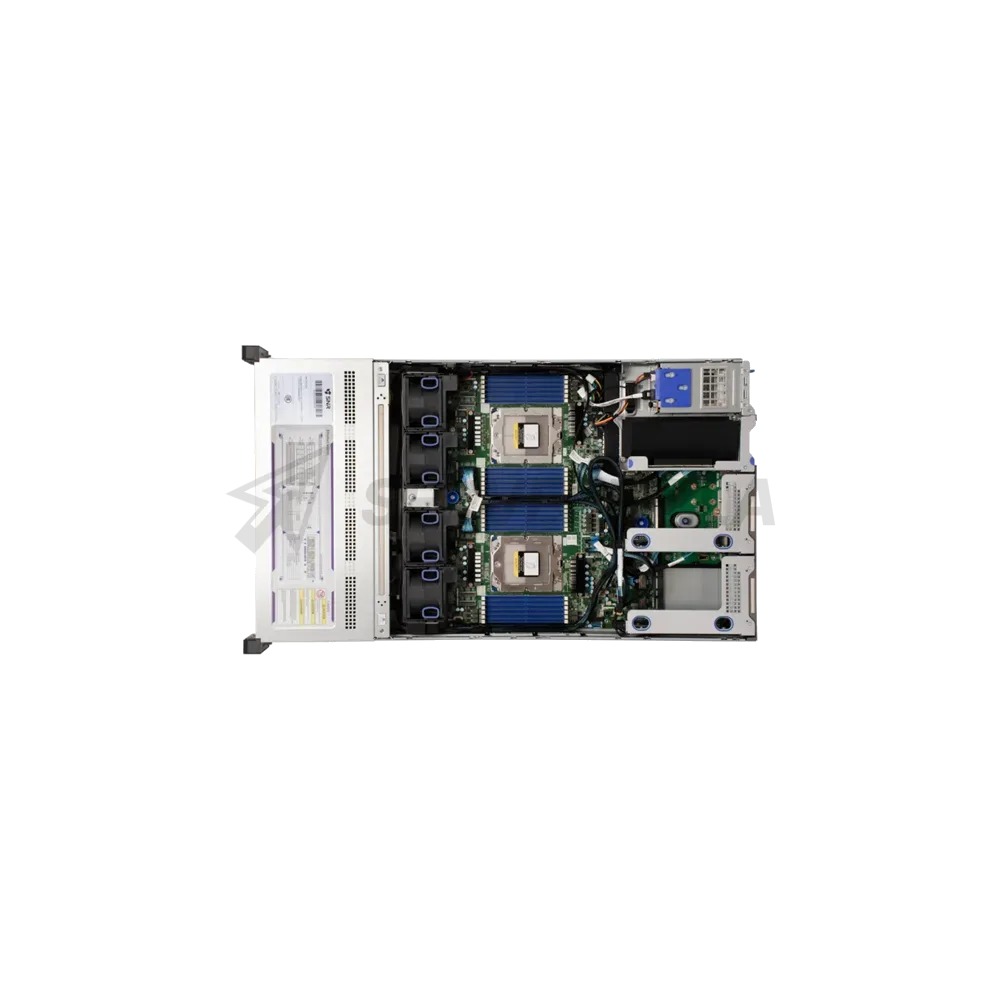 Серверная платформа SNR-SR2412LE Rack 2U, 2xAMD EPYC SP5, 24xDDR5/5600MHz(upto 6TB), 12xHDD LFF/SFF SATA/SAS + 2xSFF rear, 2x M.2 (2280 / 22110), noRAID, 8xPCIe 5.0/4.0, 2x1300W, Rails. — фото 4