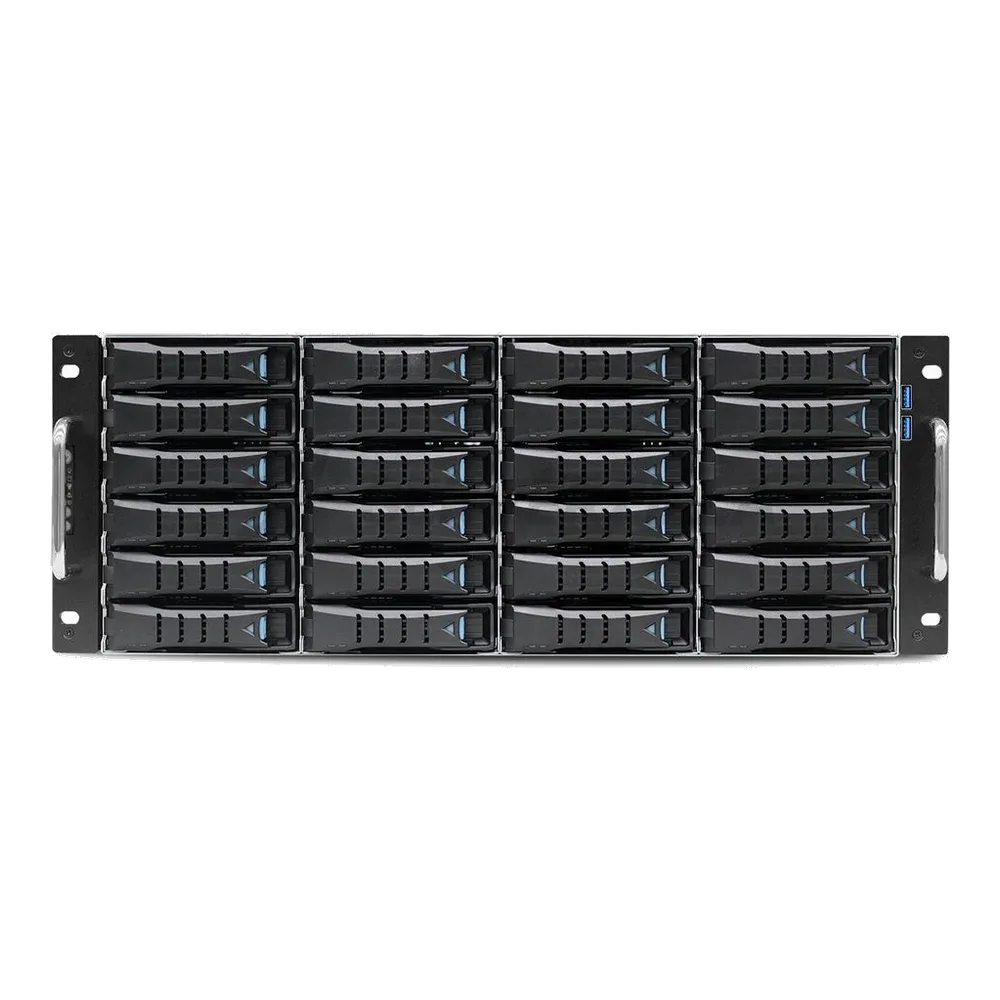 Корпус серверный AIC Bad Pack "RSC-4BT, 4U 36x 3.5" hot-swap bays, tooless 3.5" and 2.5" HOD tray supply1200W CRPS redundant power bp — фото 2
