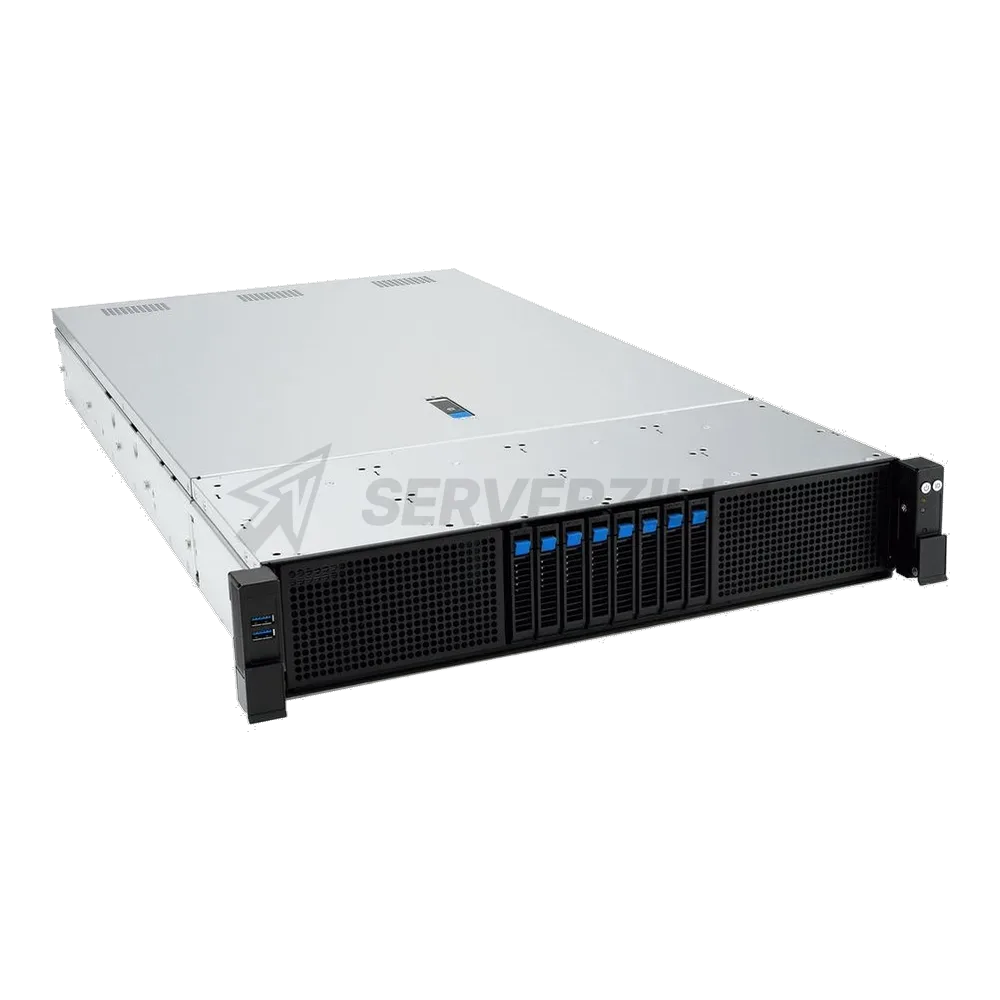 Сервер Crusader Squire 2255R (Rack 2U, 2xEpyc 9535 (64C/128T, 2.5 GHz, 256 MB), 12x64GB DDR5 DIMM ECC reg., 4x3.84TB U.2 NVMe, 2x25Gb/s SFP28, 2xL40S 48 Gb, 2x3200W, No OS) — фото 3