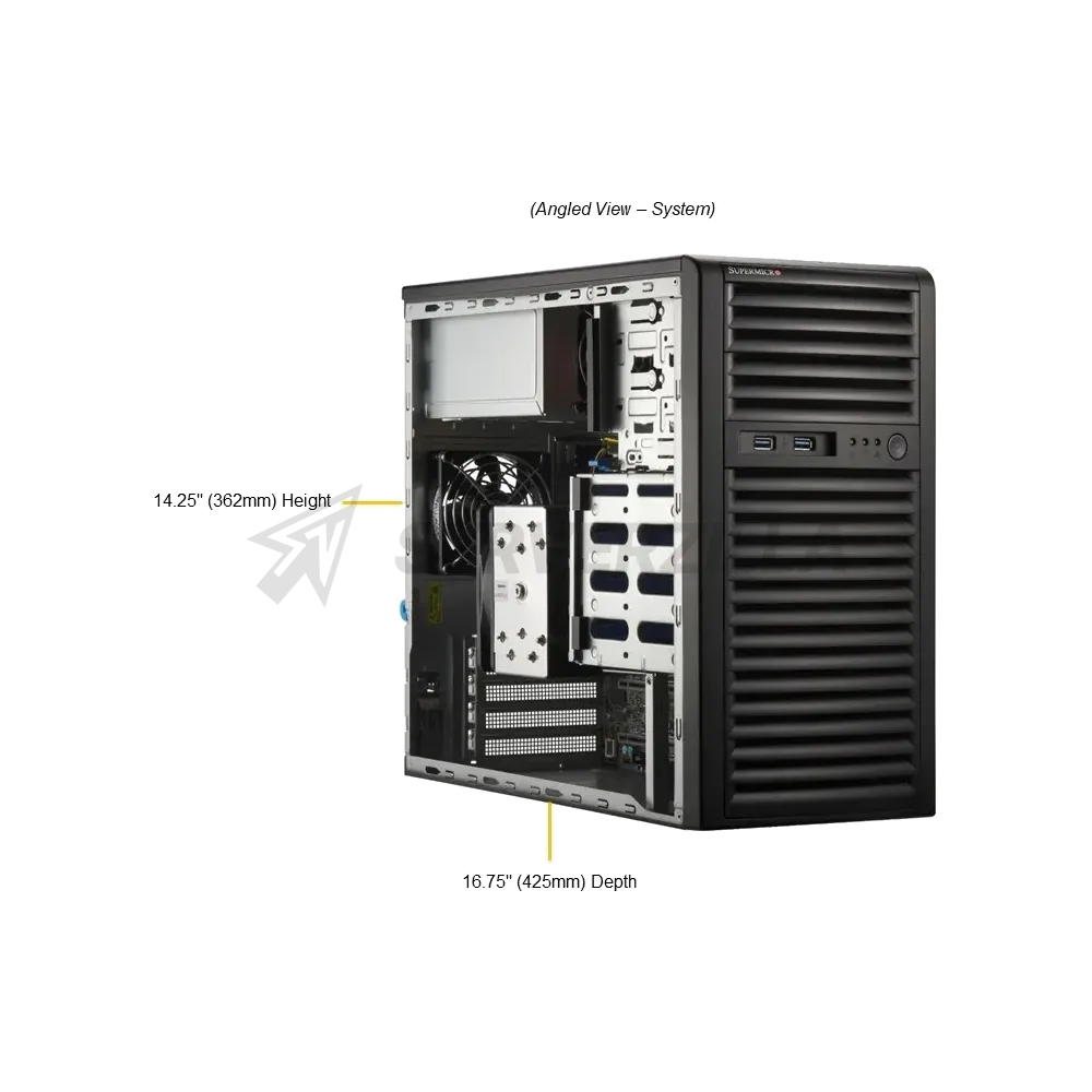 Серверная платформа Mini-Tower Supermicro AS-3015A-I — фото 2