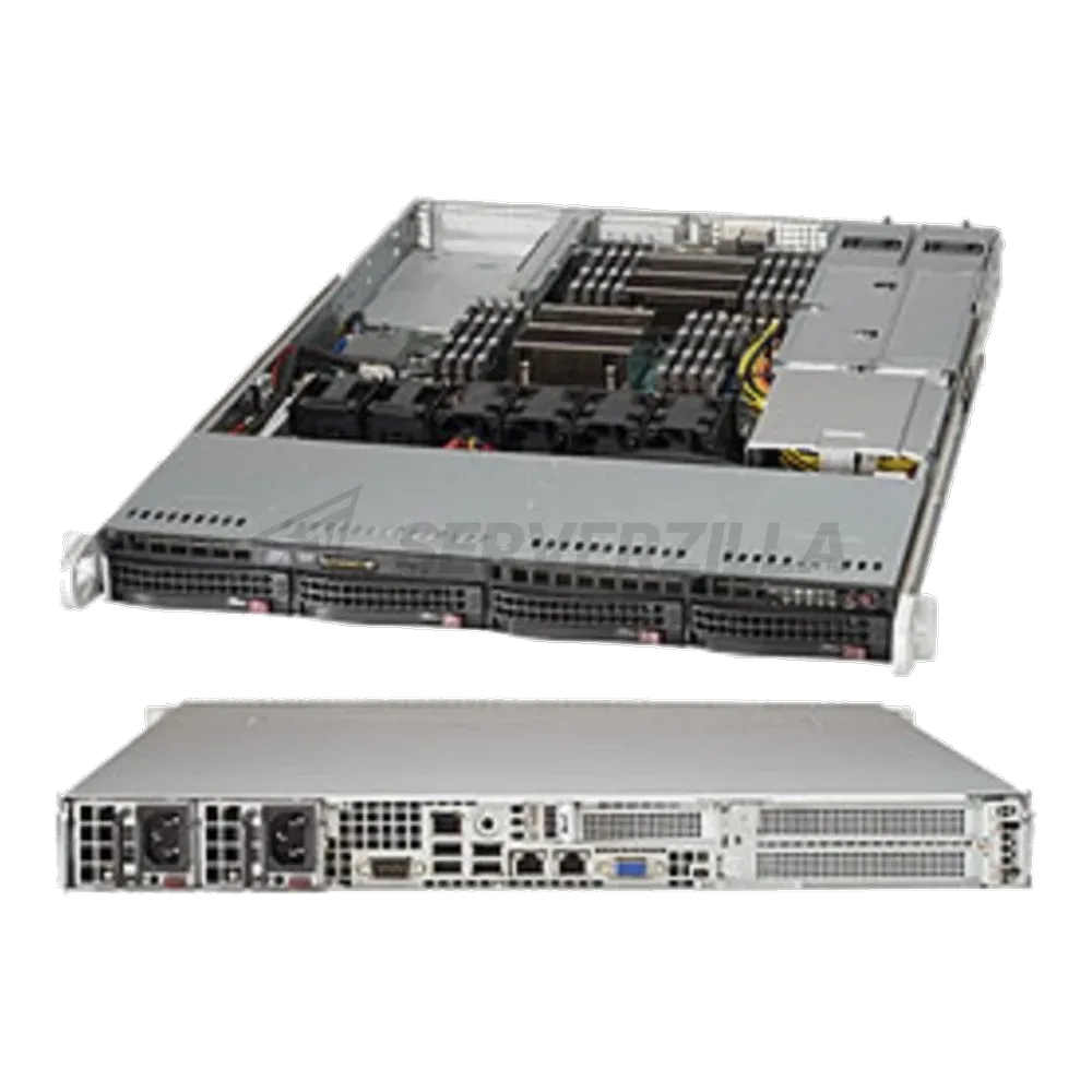 Платформа системного блока SuperMicro SYS-6018R-WTRT, X10DRW-iT, 815TQ-R706WB