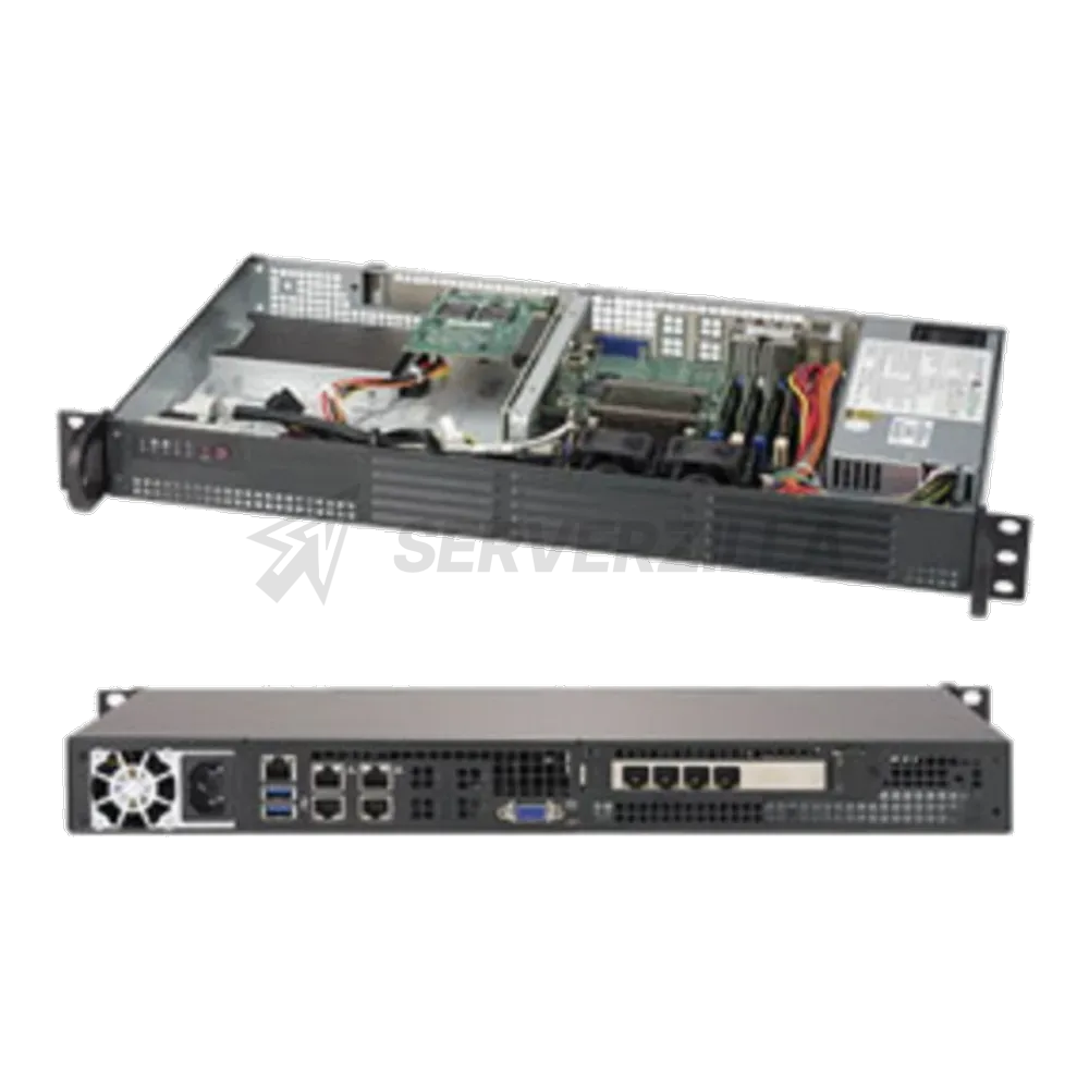 Платформа системного блока SuperMicro SYS-5019A-12TN4 1U Rackmount CSE-504-203B A2SDi-LN4F