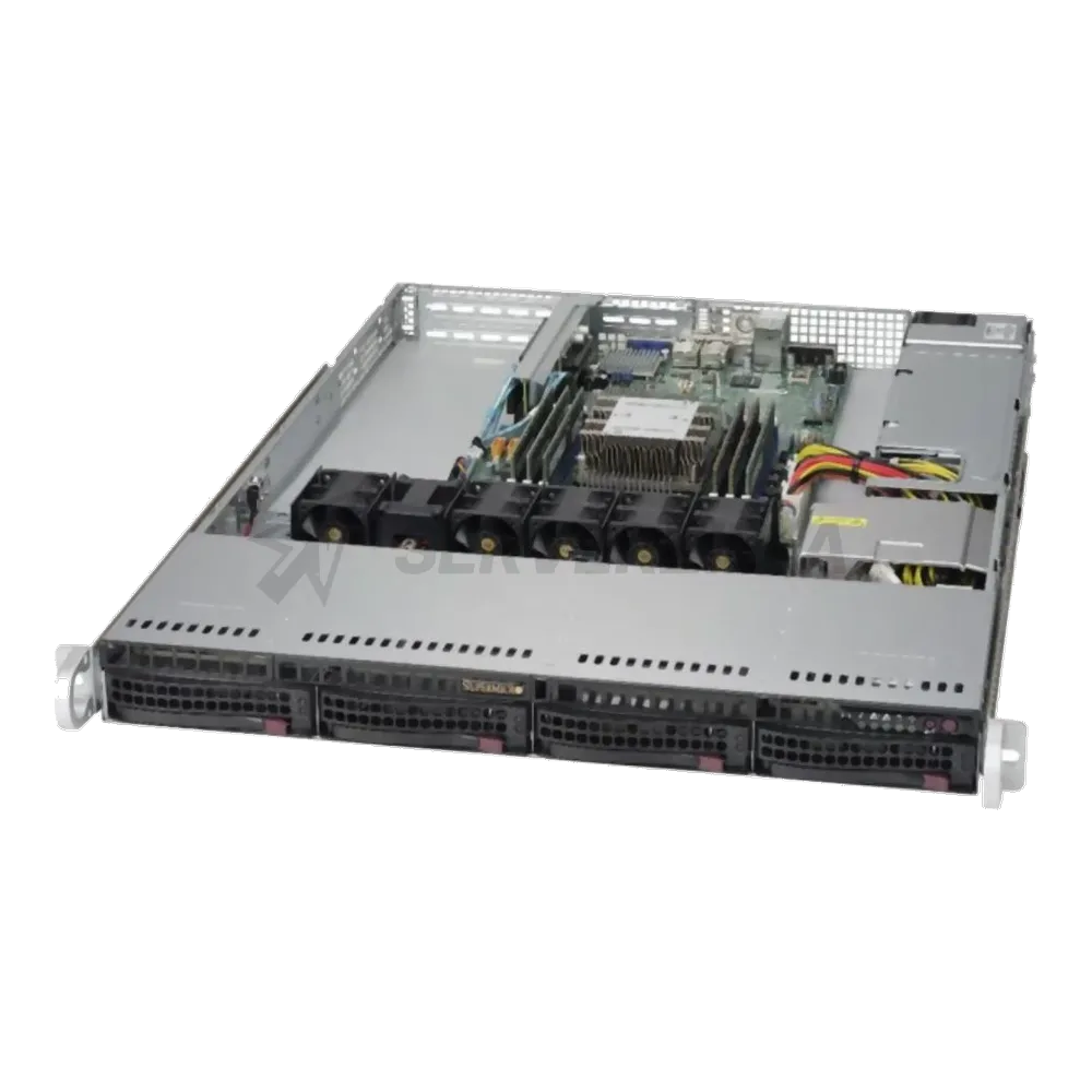 Платформа системного блока SuperMicro SYS-5019P-WT 1U Rackmount CSE-815TQC-605WB X11SPW-TF SATA3; RAID 0, 1, 5, 10