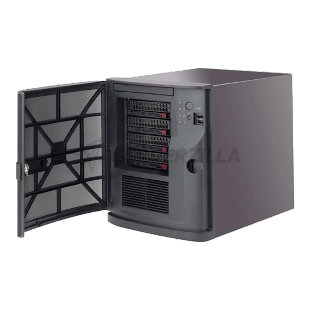 Платформа системного блока SuperMicro «SYS-5029C-T MiniTower, CSE-721TQ-250B2, X11SCL-iF, 4x3.5 HotSwap, 2x2.5, SATA3 RAID 0, 1, 5, 10,» — фото 2