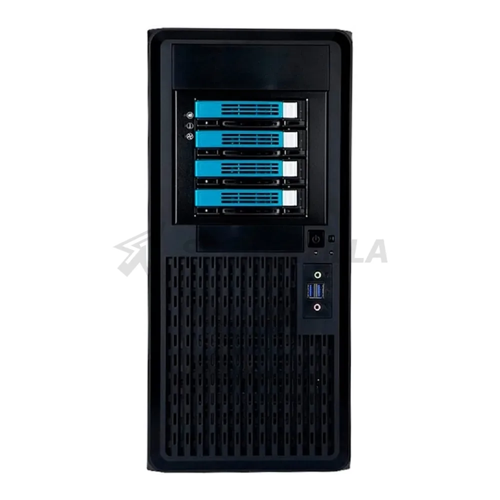 Новый серверный корпус Midi Tower InWin PE689 Black USB3.0*2+A(HD)+fron fan 12… — фото 3