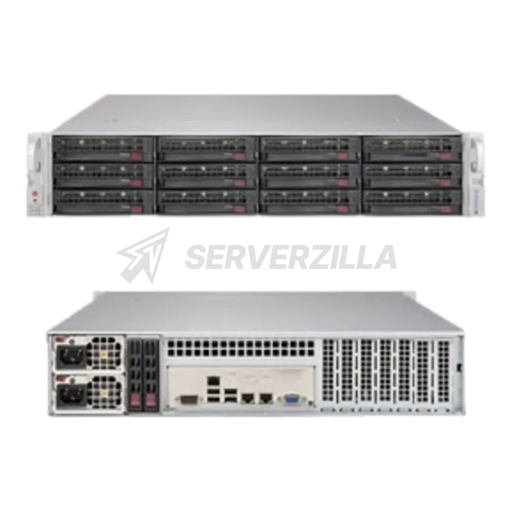 Платформа системного блока SuperMicro SSG-6029P-E1CR12T 2U, CSE-826BE1C4-R1K23LPB SAS3 (Broadcom 3108 AOC) RAID 0, 1, 5, 6, 10, 50, 60 SATA3 (6Gbps) RAID 0, 1, 5, 10 (287482)