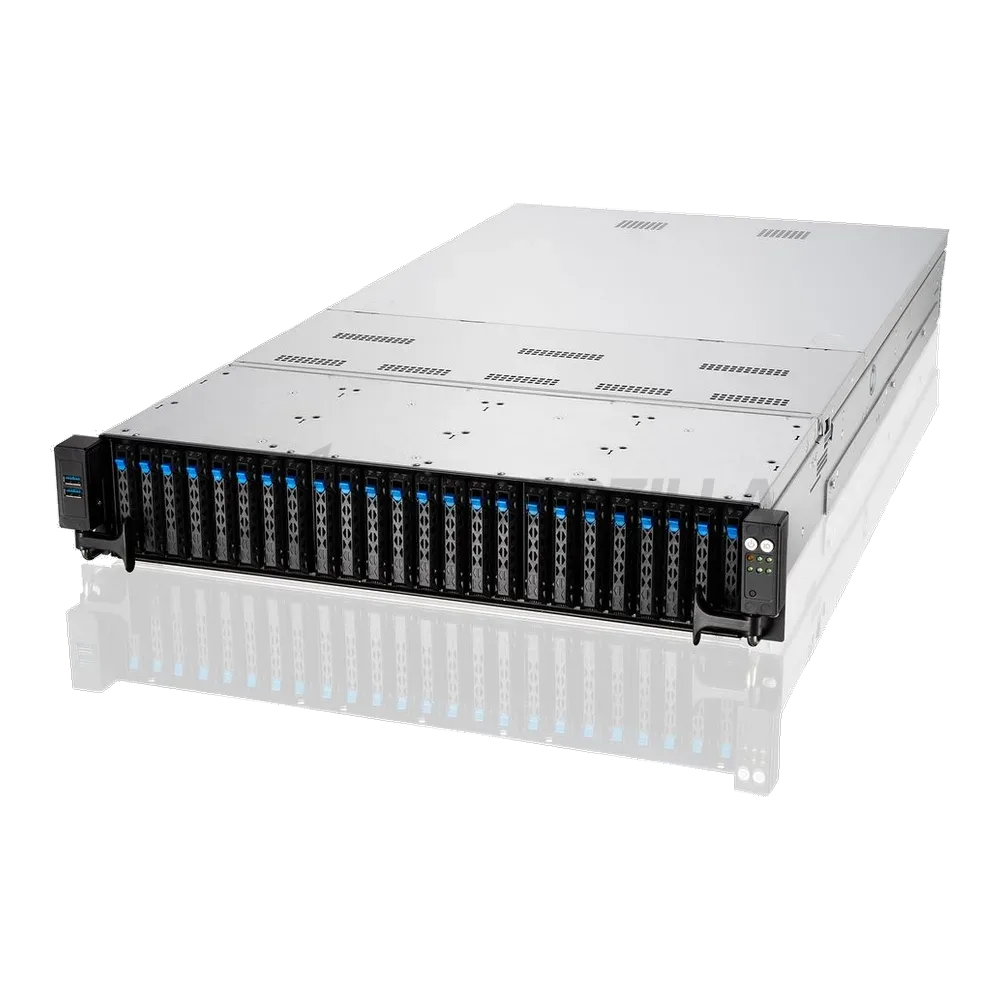 Платформа системного блока ASUS RS720A-E11-RS24U 6x SFF8643 (SAS/SATA)+ 4x SFF8654x8 (support 24xNVME with expander) on the backplane, 2x 10GbE (Intel x710), 2x 1600W